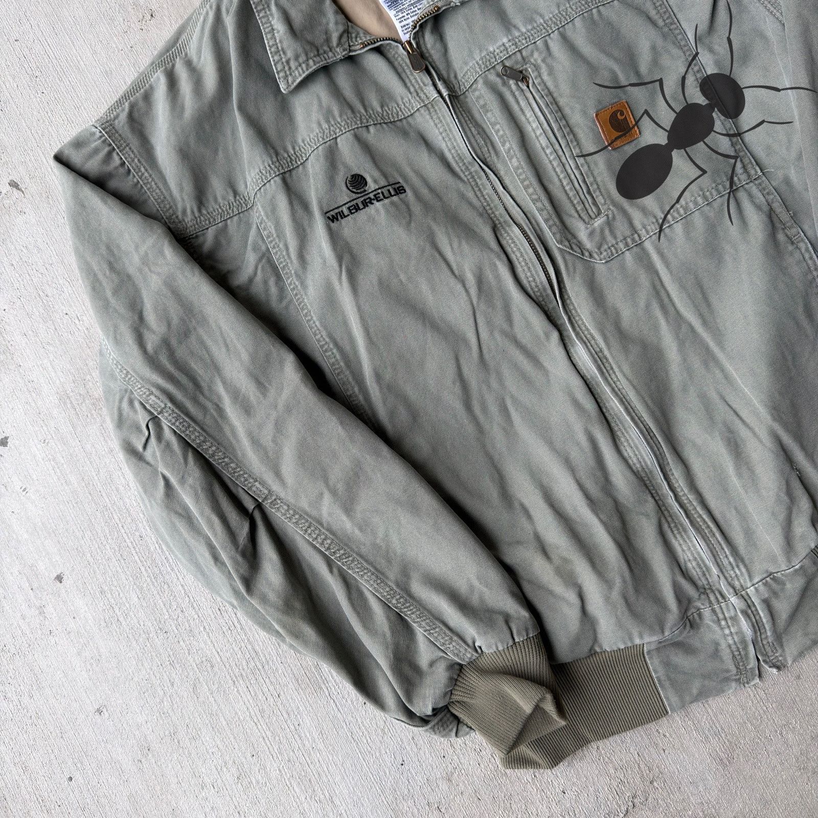 Carhartt × Vintage Carhartt J163 LDN green bomber work wear jacket Size US XL / EU 56 / 4 - 2 Thumbnail