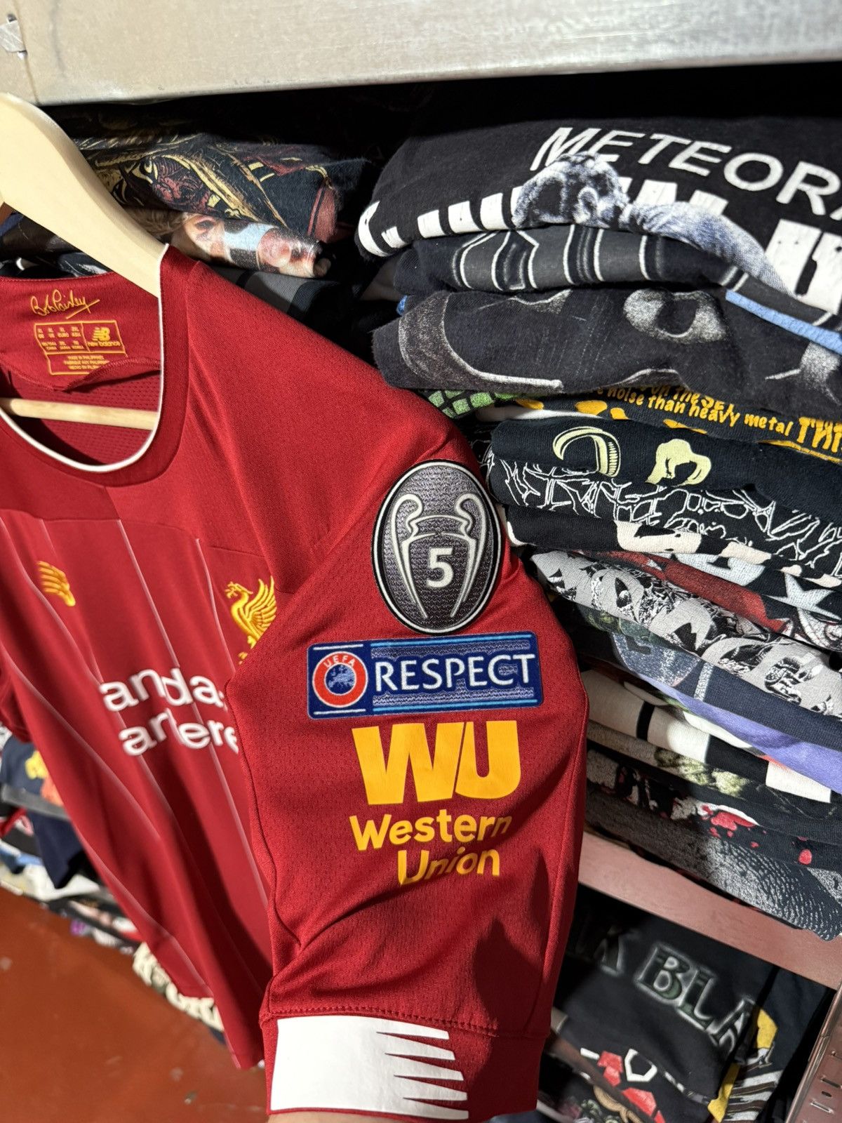 New Balance Rare New Balance FC Liverpool VIRGIL Champions League Jersey Size US XL / EU 56 / 4 - 9 Thumbnail