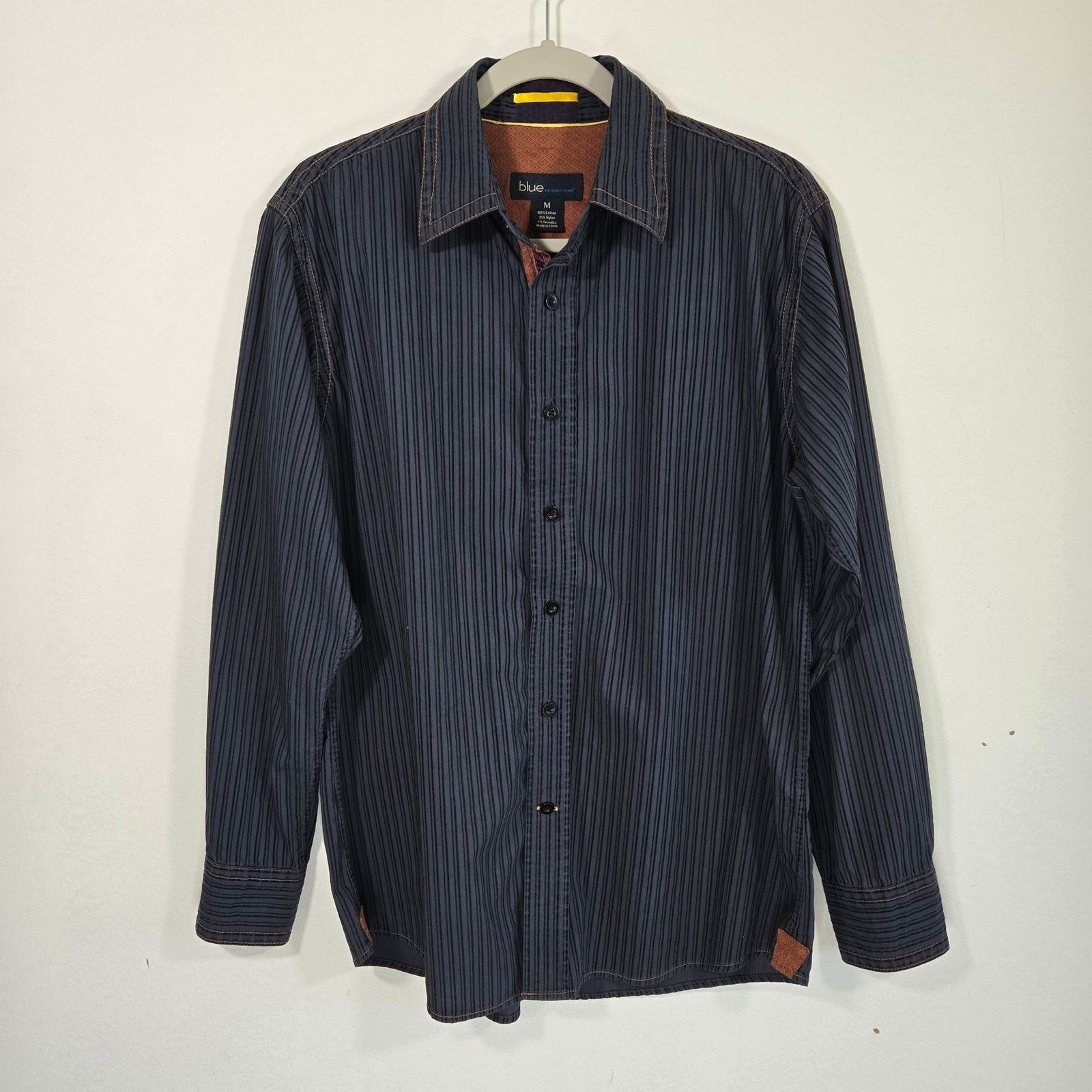 Pronto Uomo Pronto Uomo BLUE Men's Shirt. Size Medium. Size US M / EU 48-50 / 2 - 1 Thumbnail