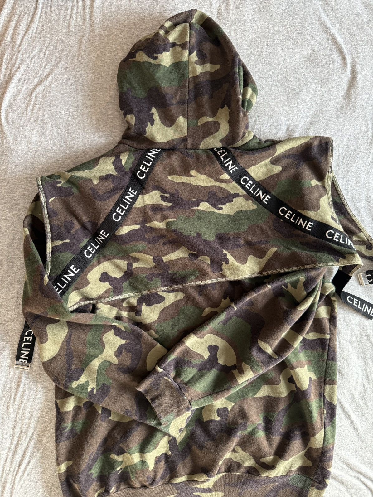 Celine Celine SS23 camouflage Hoody Size US S / EU 44-46 / 1 - 11 Thumbnail