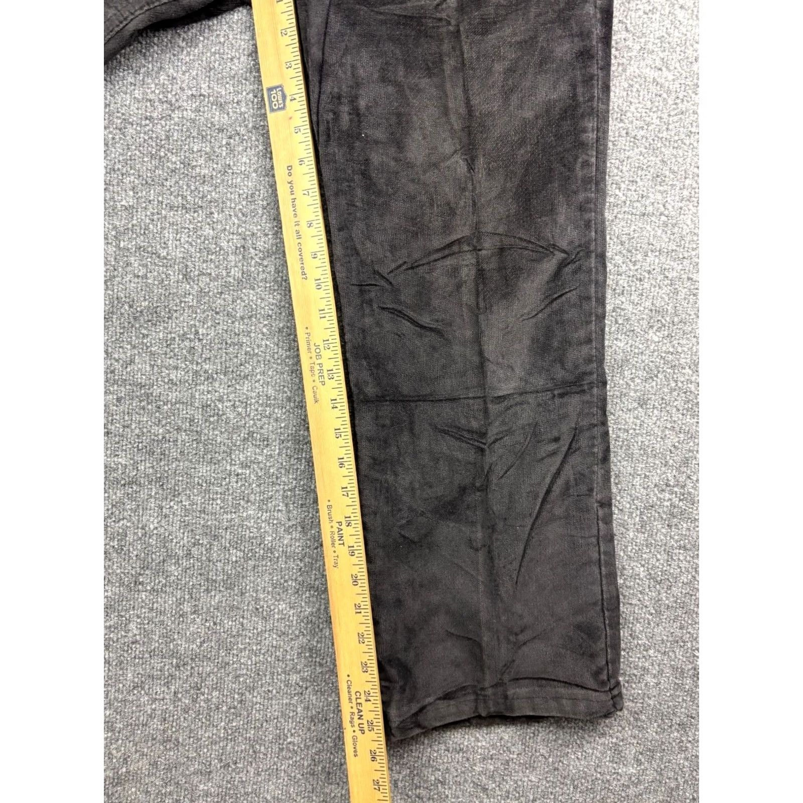 Levi's VINTAGE Levi's 517 Flare Pant Men's 32x26 Velour Disco Glam Made in USA 1970s Black California SF 207 Mens Size US 32 / EU 48 - 5 Thumbnail