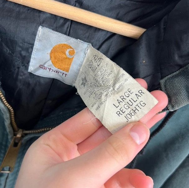Carhartt Vintage Green Carhartt Active Jacket,L men’s,Vintage Size US L / EU 52-54 / 3 - 6 Thumbnail