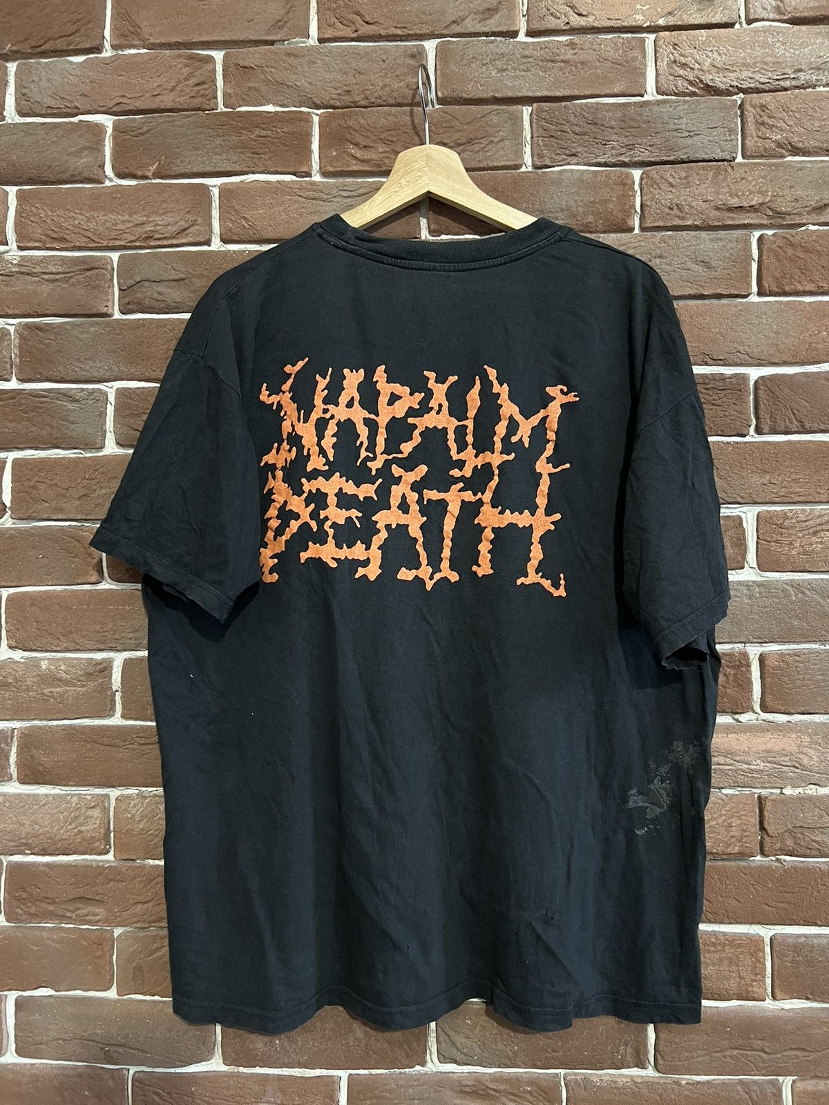 Band Tees Rare Vintage 90s Napalm Death Life Grindcore Metal Band Tee Size US L / EU 52-54 / 3 - 2 Thumbnail