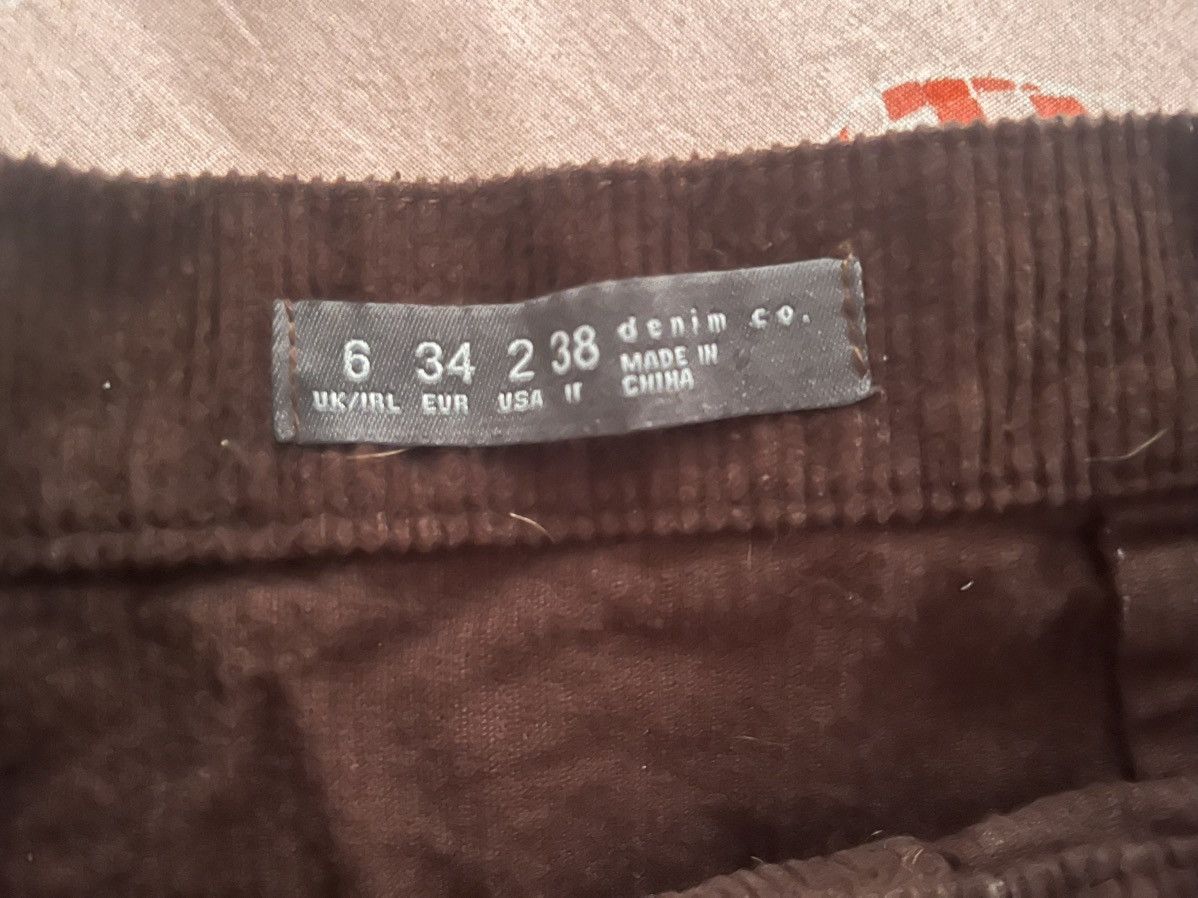 Denim & Co. Brown corduroy mini skirt Size 27" / US 4 / IT 40 - 3 Thumbnail