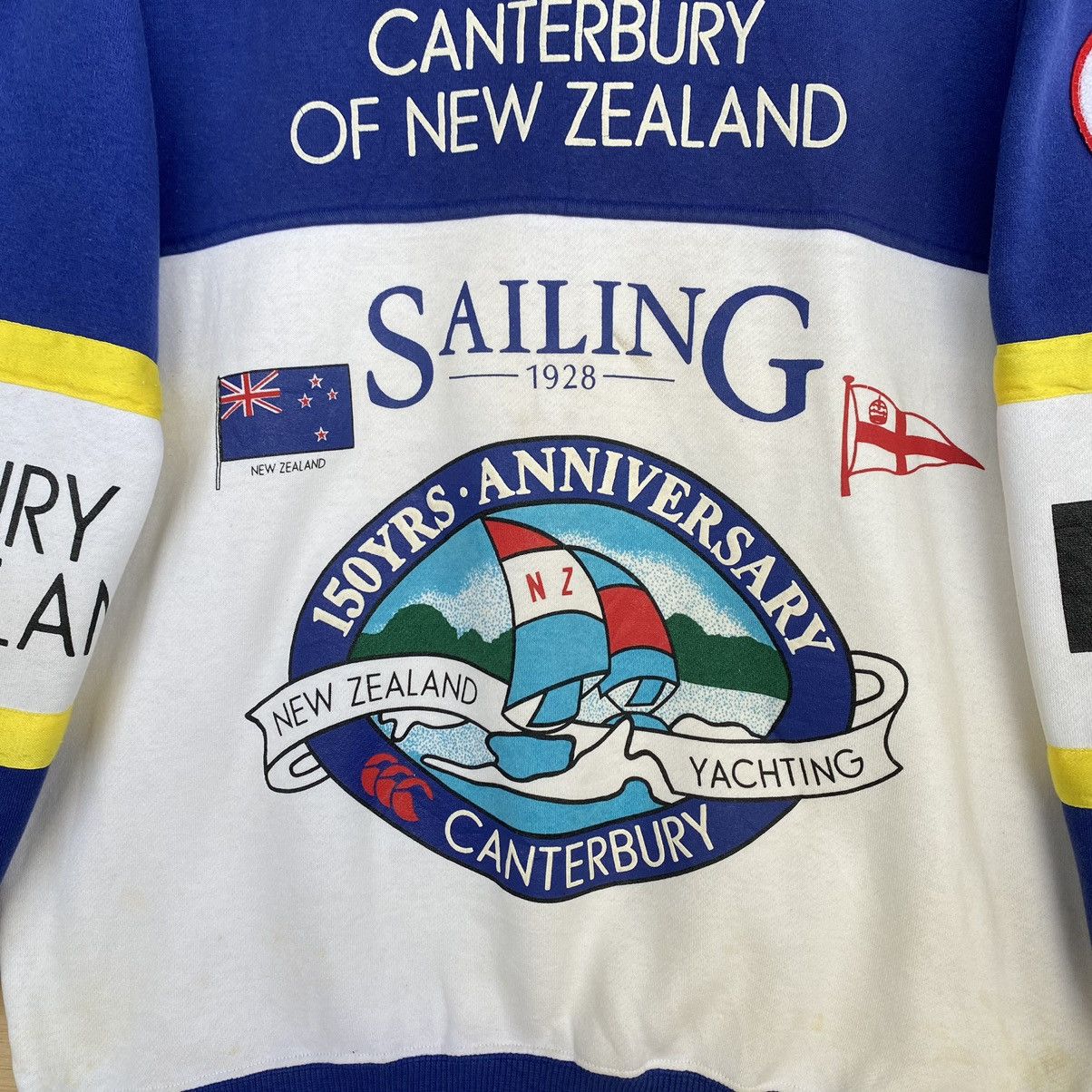 Canterbury of New Zealand Canterbury 150 Year Anniversarry Big Logo Collar Sweatshirt Size US M / EU 48-50 / 2 - 8 Thumbnail