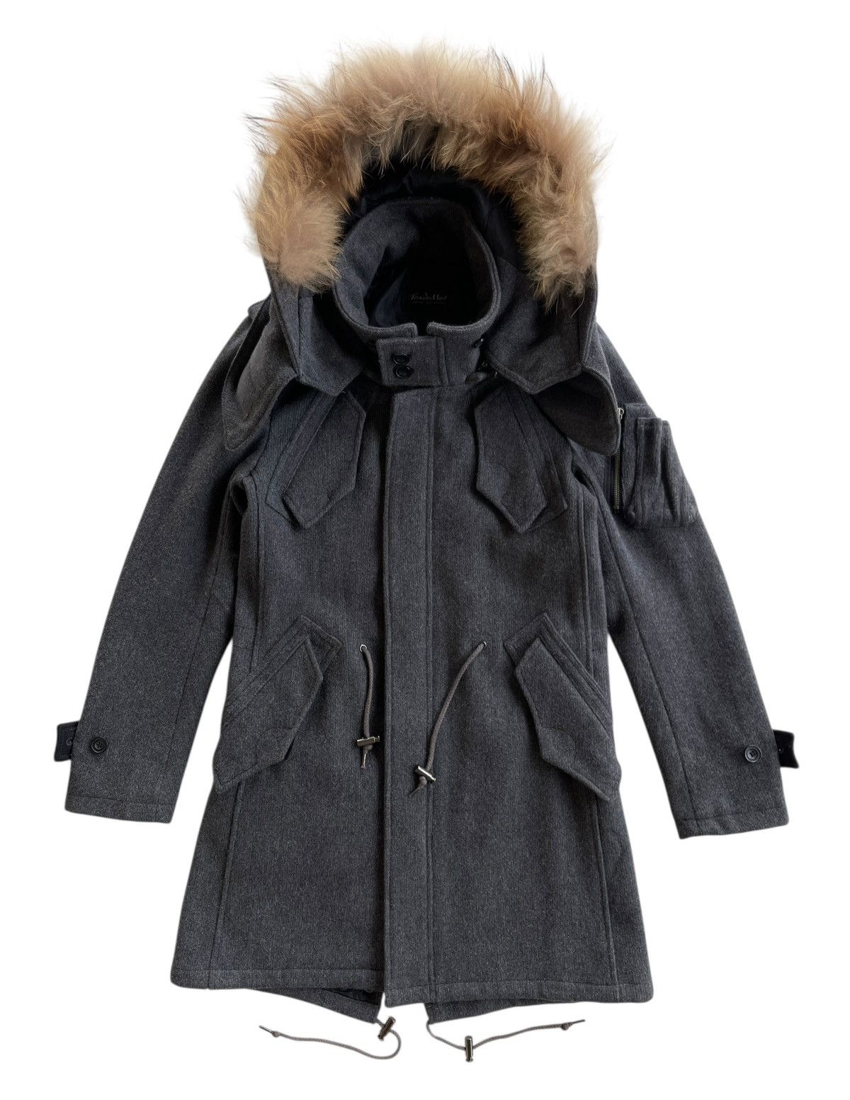 Tornado Mart AW15 Tornado Mart Real Fur Bono Hooded Parka Size US S / EU 44-46 / 1 - 1 Thumbnail