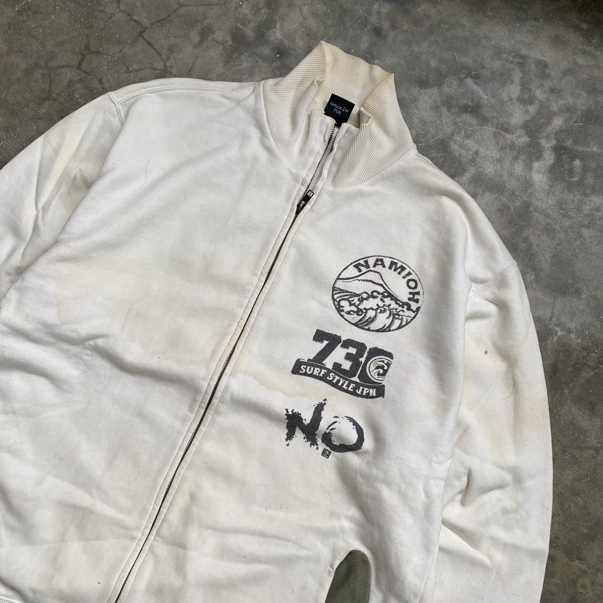 Japanese Brand 2000s Na Mi Oh Surf Japan Y2K Style Zip Up Tracktop Size US XXL / EU 58 / 5 - 2 Thumbnail