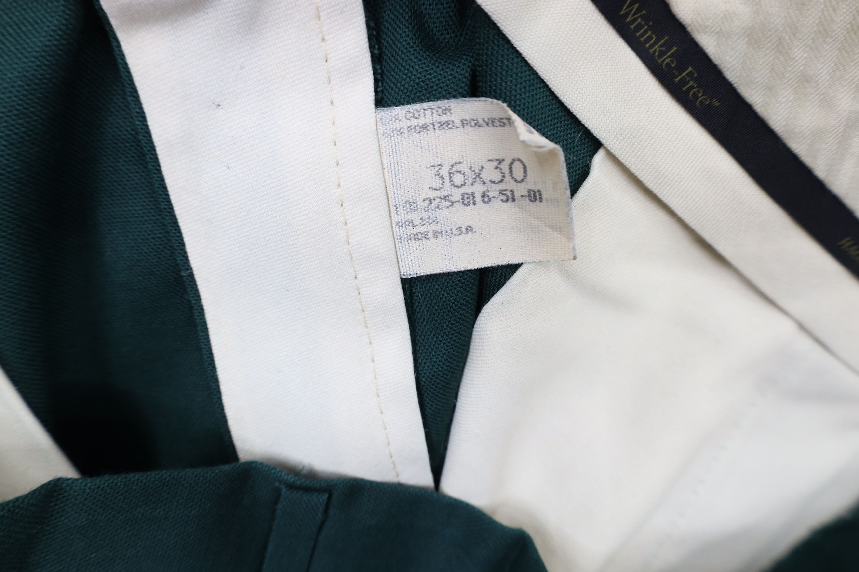 Vintage Vintage 90s Streetwear Knit Wide Leg Chino Pants Green USA Size US 36 / EU 52 - 8 Thumbnail