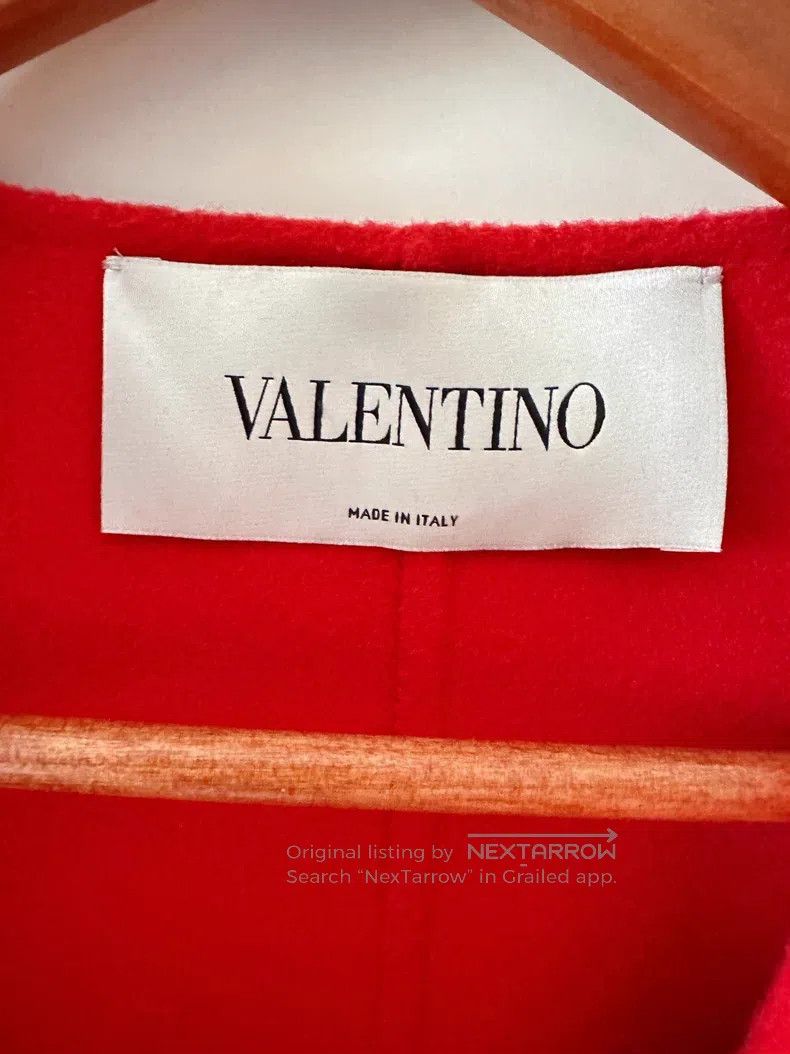 Valentino Valentino Petal collar wool coat Size L / US 10 / IT 46 - 3 Thumbnail