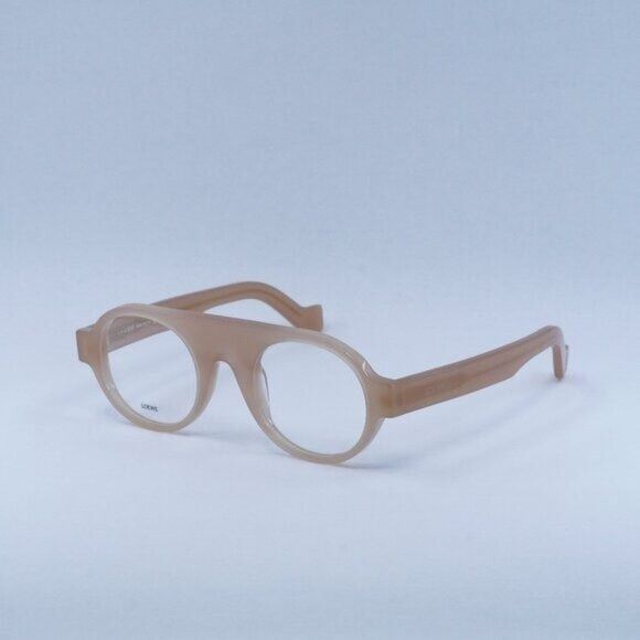 Loewe Loewe LW50009I 072 Eyeglasses Light Pink 48mm Round Frame Size ONE SIZE - 3 Thumbnail