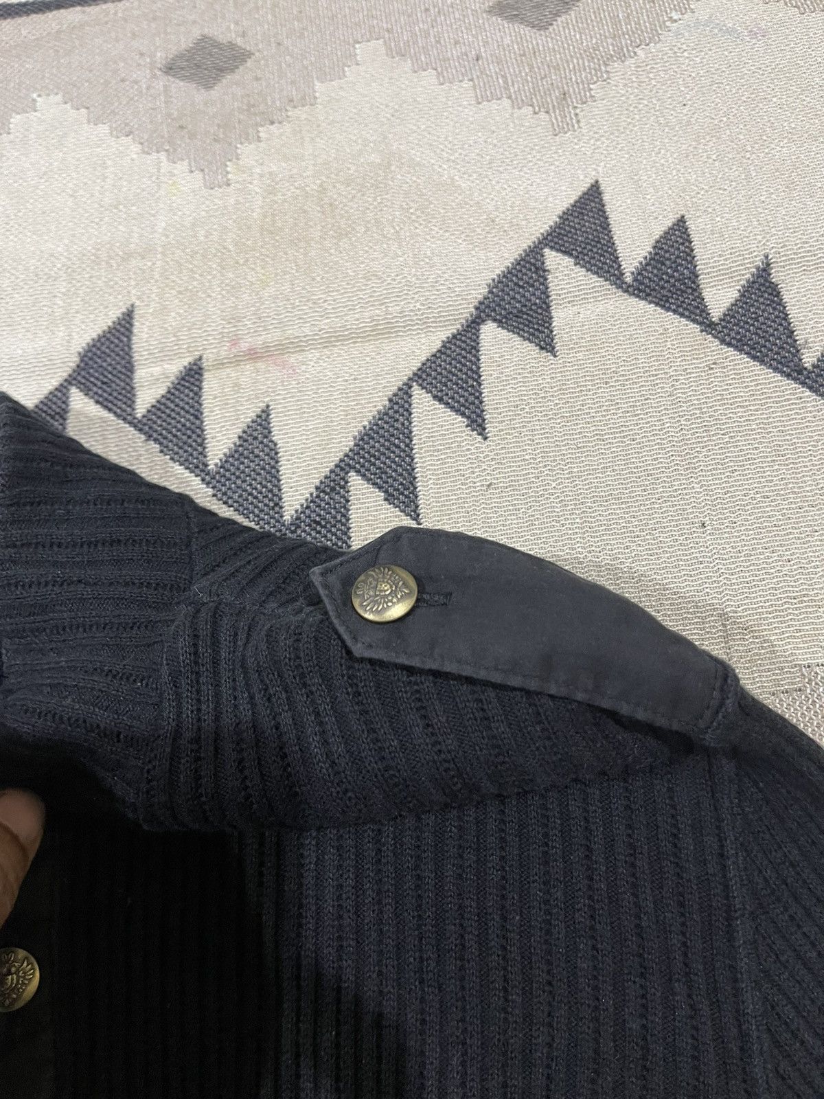 Tete Homme 90s TETE HOMME BY ISSEY MIYAKE HALF BUTTON KNITWEAR Size US M / EU 48-50 / 2 - 8 Thumbnail