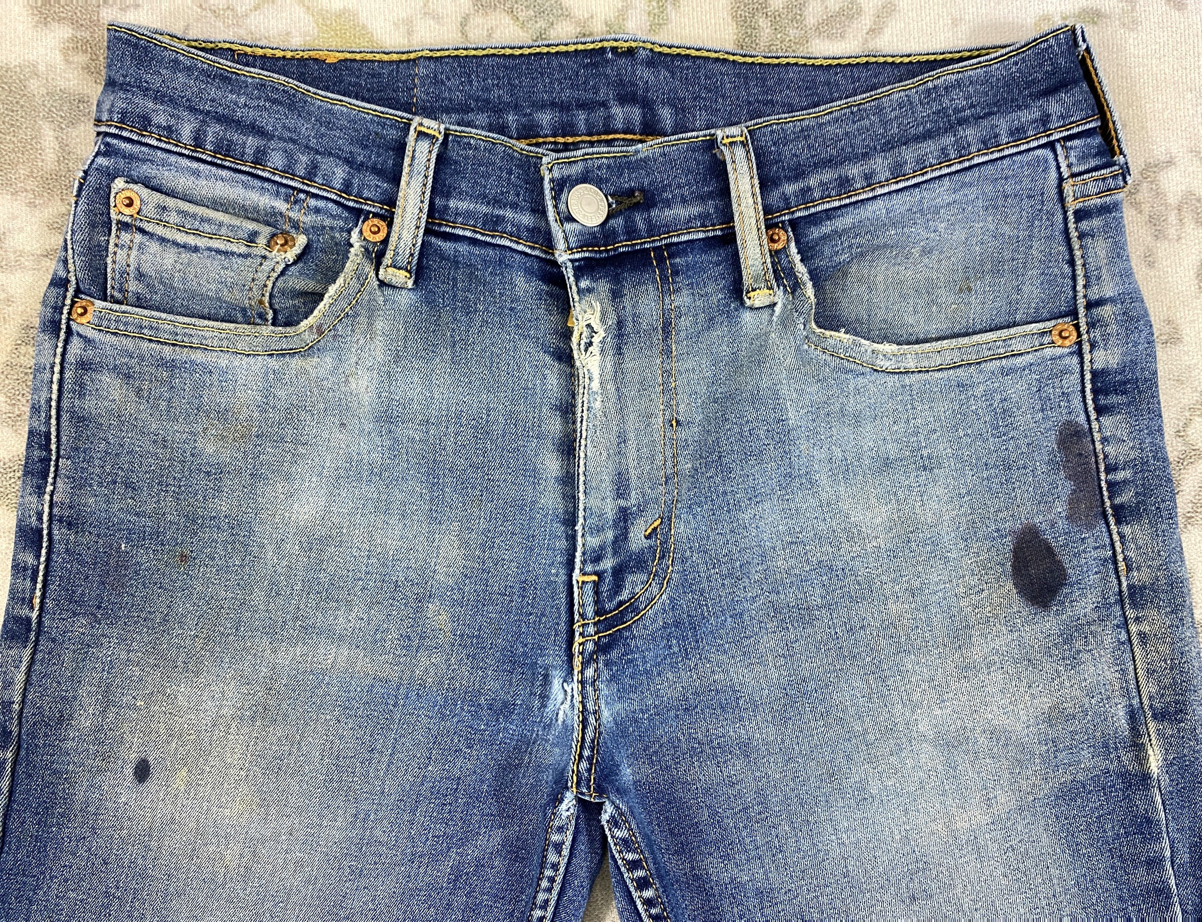 Levi's Distressed Blue Levi's 511 Jeans 30x29.5 Denim -SJ115 Size US 30 / EU 46 - 3 Thumbnail