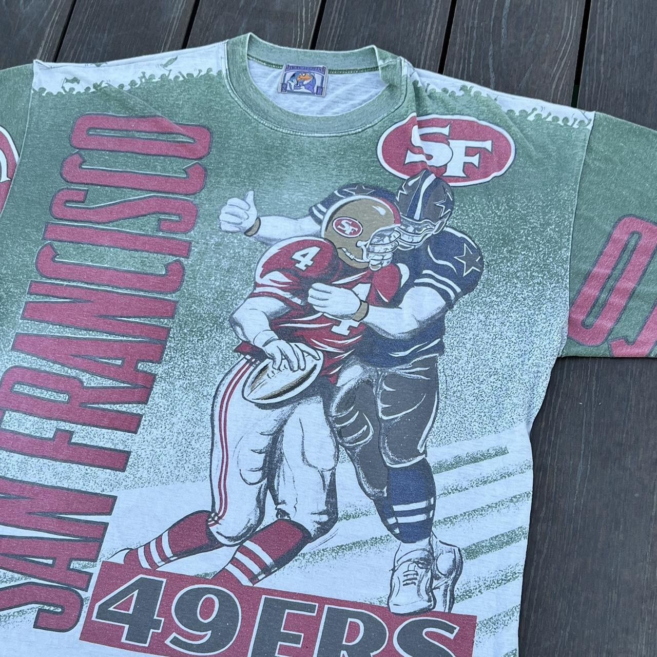 Vintage Vintage 49ERS San Francisco 90s T-shirt Size US XL / EU 56 / 4 - 4 Thumbnail