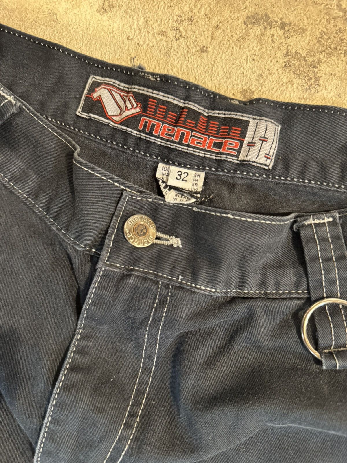 Menace RARE Vintage Menace Bondage Rave Pants Size US 32 / EU 48 - 3 Thumbnail