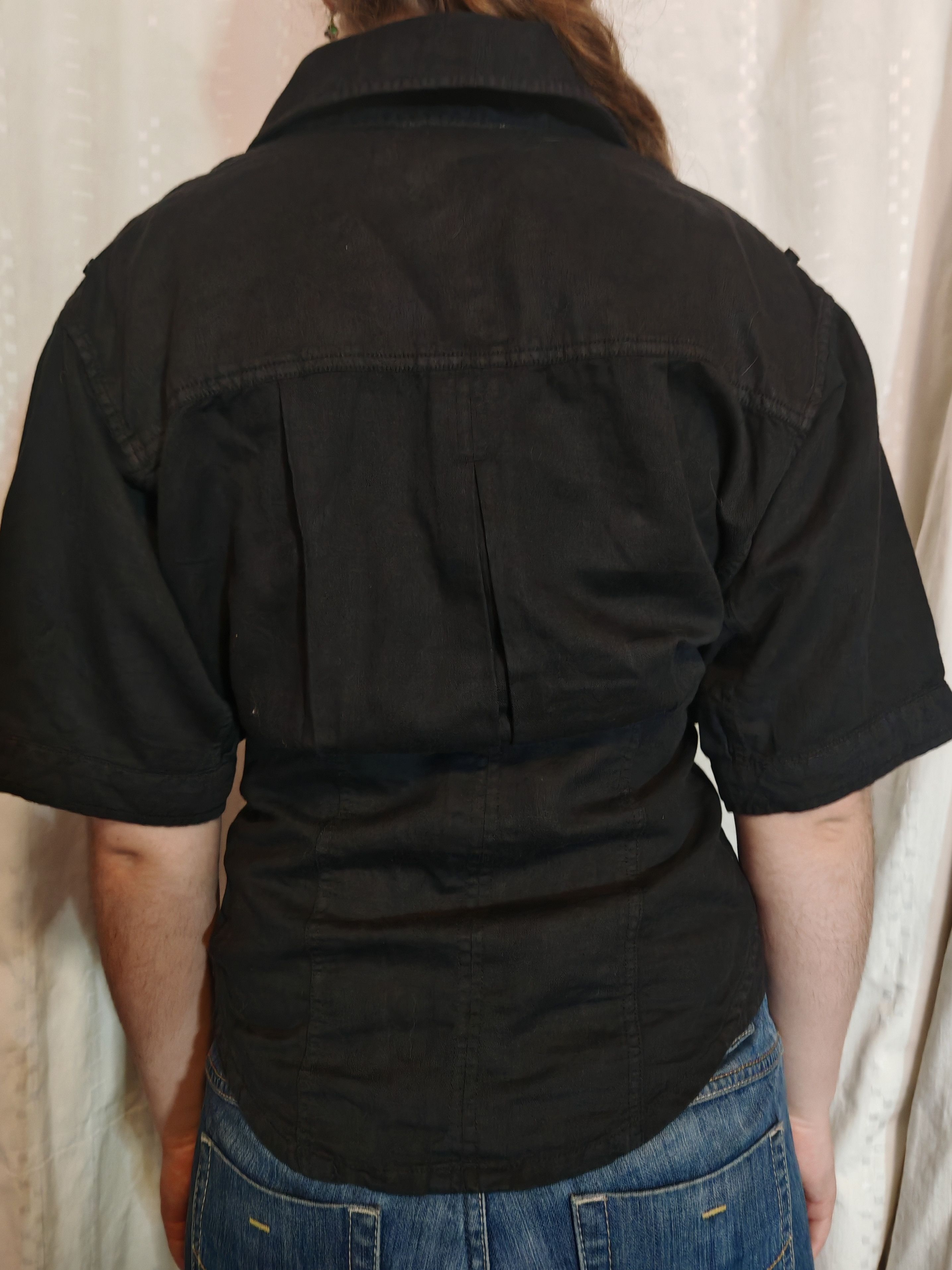 Diesel Rare VTG Diesel Linen Short Sleeve Shirt Military Style sz S Size US S / EU 44-46 / 1 - 3 Thumbnail