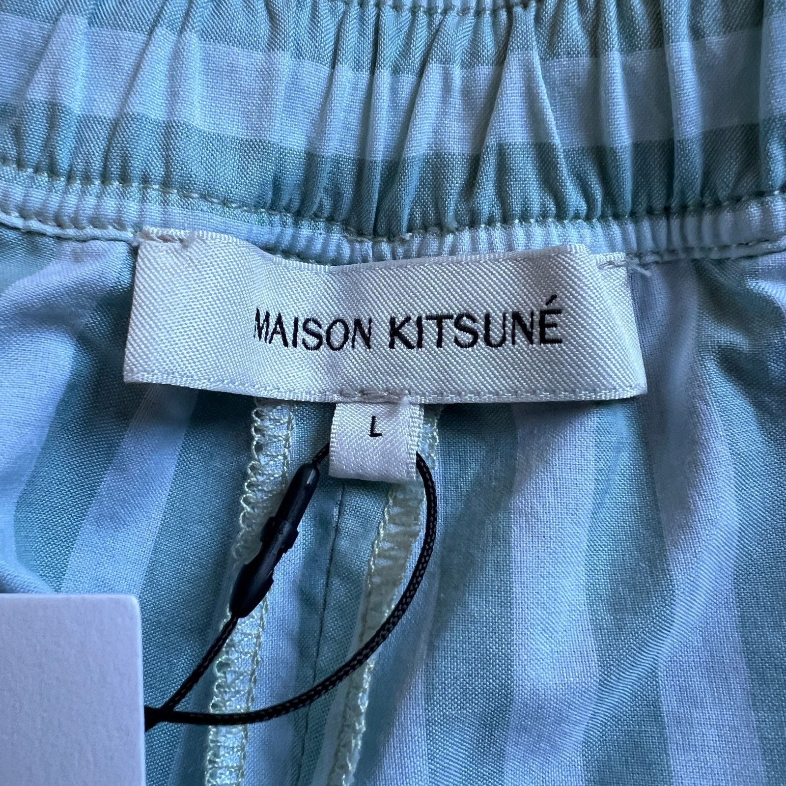 Maison Kitsune Maison Kitsune Mens Blue Striped Shorts Size L MSRP $419 Size US 32 / EU 48 - 9 Thumbnail