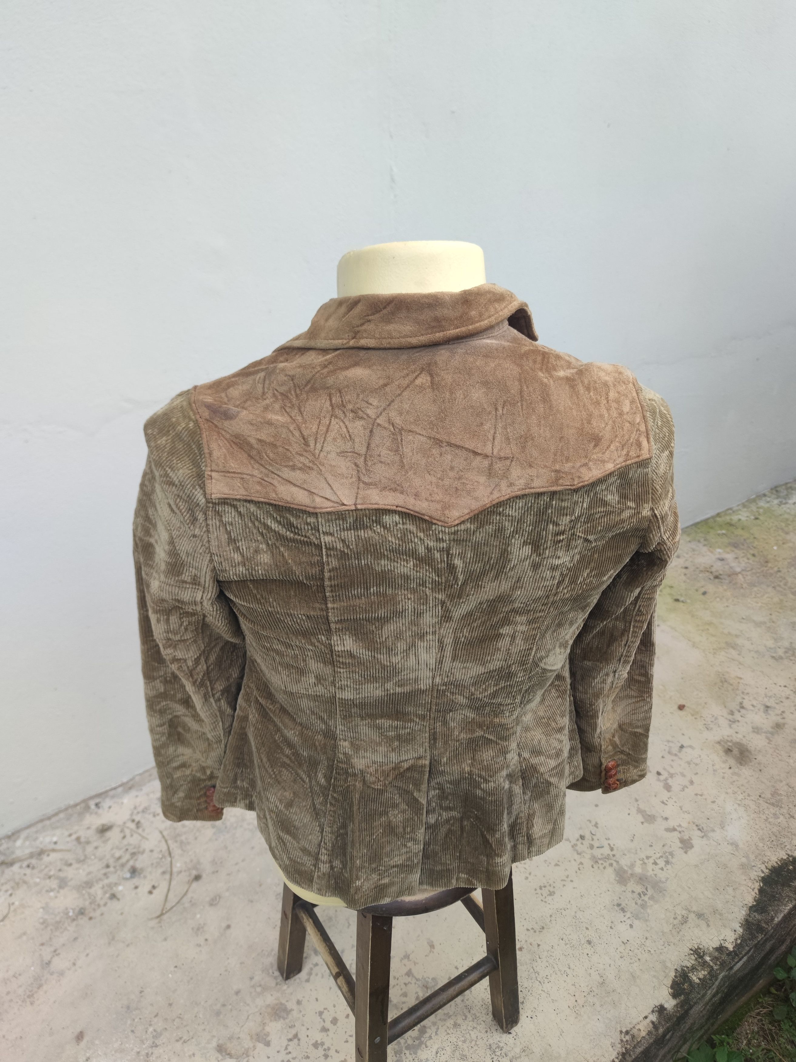 Ralph Lauren Vintage Ralph Lauren Western Corduroy Blazer Size S / US 4 / IT 40 - 4 Thumbnail