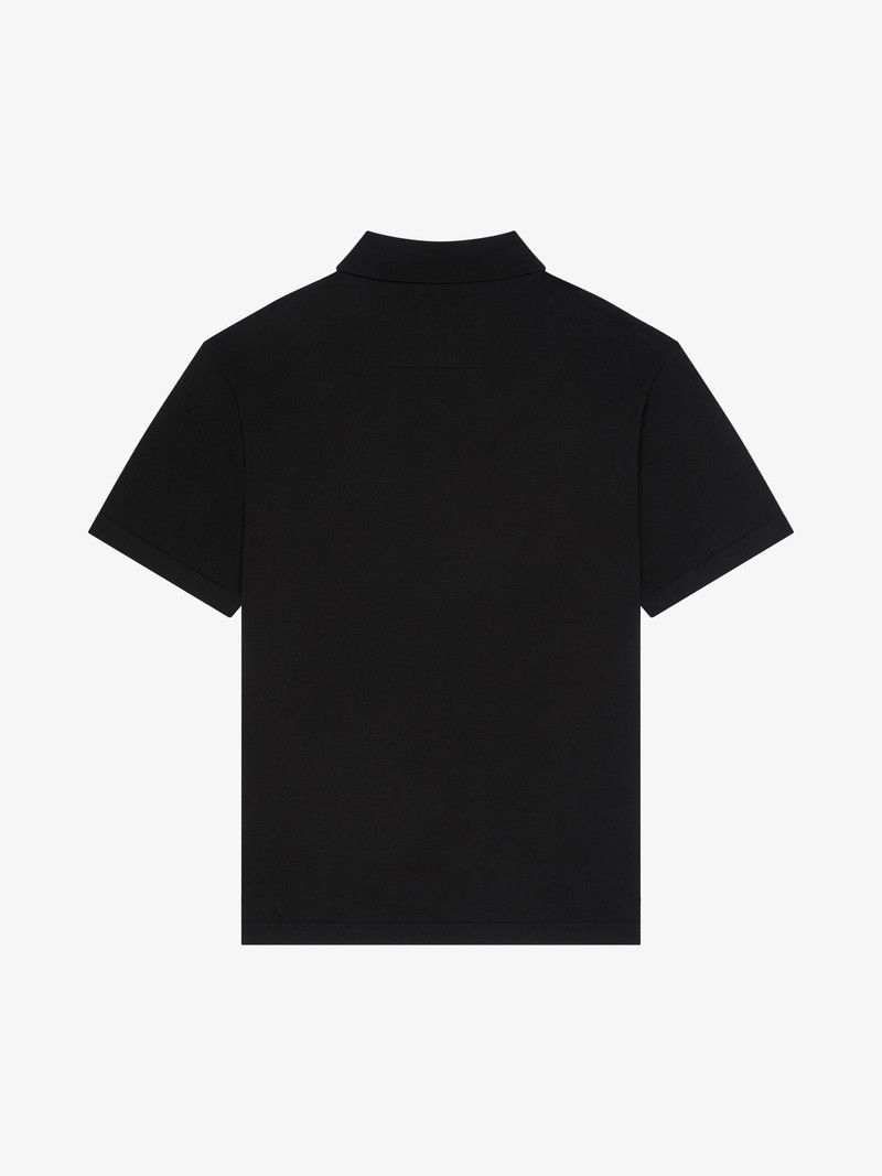 Givenchy o1n1vont0326 Polo In Knit With Unicorn Embroideryin Black Size US S / EU 44-46 / 1 - 2 Thumbnail