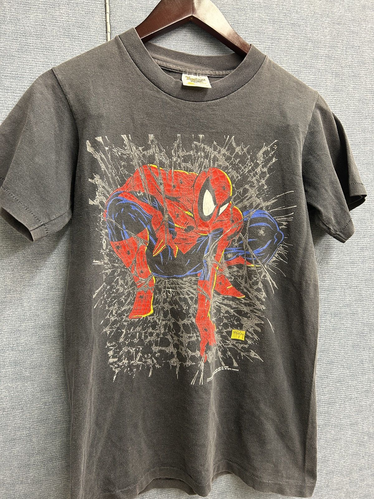Designer × Streetwear × Vintage VINTAGE SPIDER-MAN 90s tee | Grailed