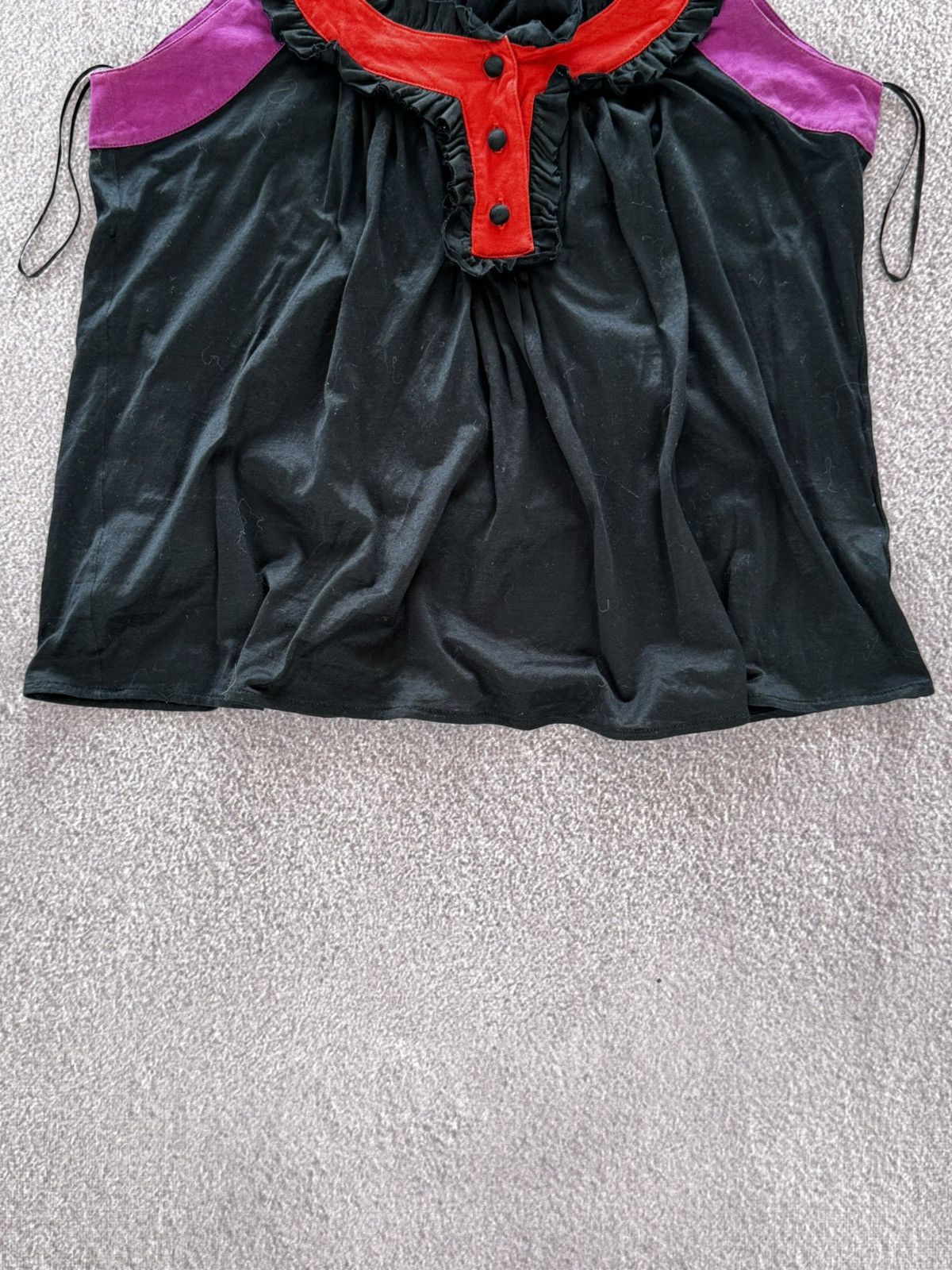 Gucci 00s Gucci By Tom Ford Ruffle Button Up Blouse Size XS / US 0-2 / IT 36-38 - 3 Thumbnail