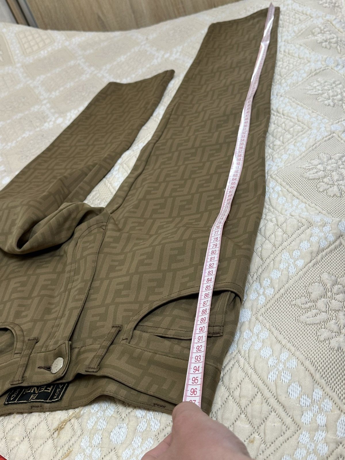 Fendi 🔥 Fendi Roma Zucca Denim Jeans Pants Monogram Trousers FF Size 28" / US 6 / IT 42 - 17 Thumbnail