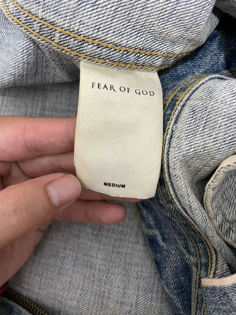 Fear of God Fear of God 5th ink-splashed denim jacket Size US M / EU 48-50 / 2 - 4 Thumbnail