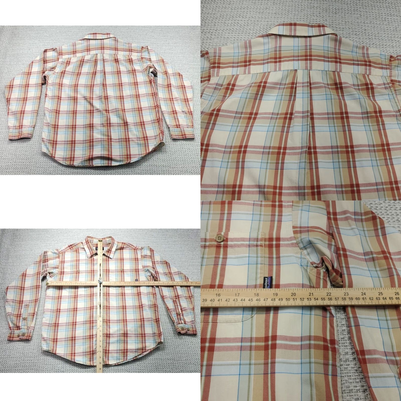 Patagonia Patagonia Shirt Mens M Button-Up Organic Cotton Plaid Long Sleeve Outdoor Western Camping Hiking Size US L / EU 52-54 / 3 - 8 Thumbnail