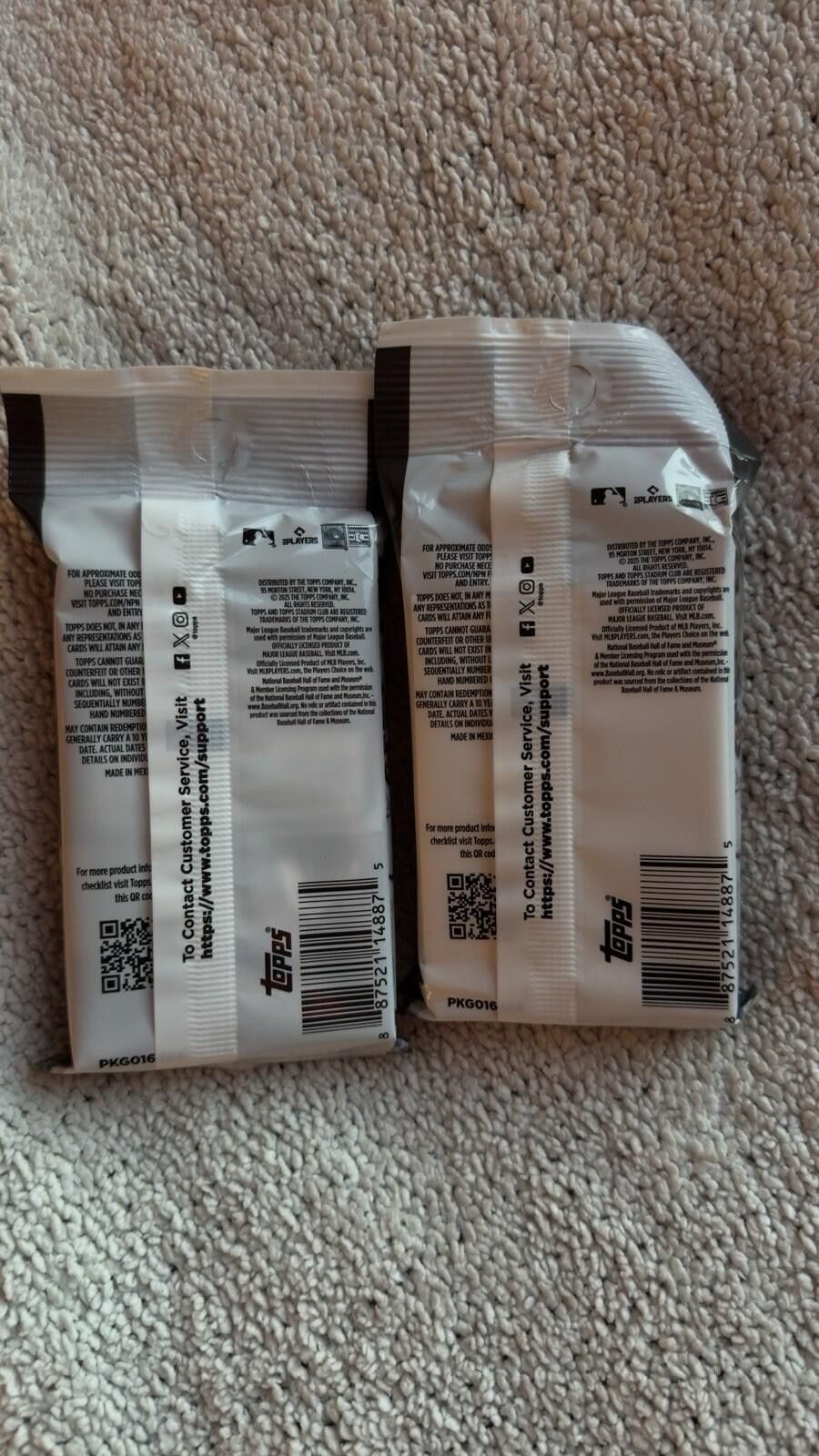 Other Lot Of 2 Hobby Packs 2025 Topps Stadium Club Sealed Size ONE SIZE - 2 Thumbnail