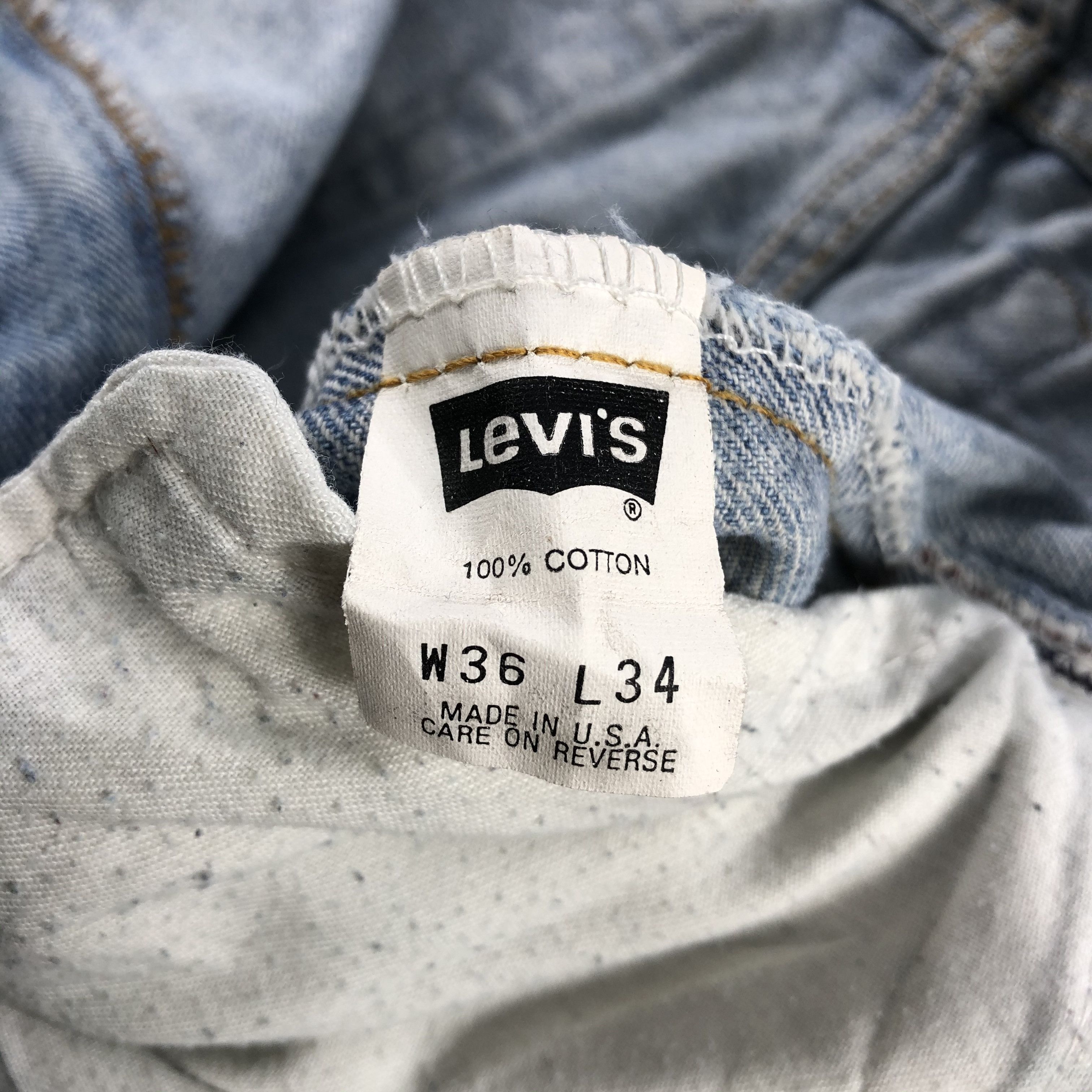 Levi's × Vintage Vintage 90s Blue Wash Levis 550 Jeans-JM2991 Size US 35 - 12 Thumbnail