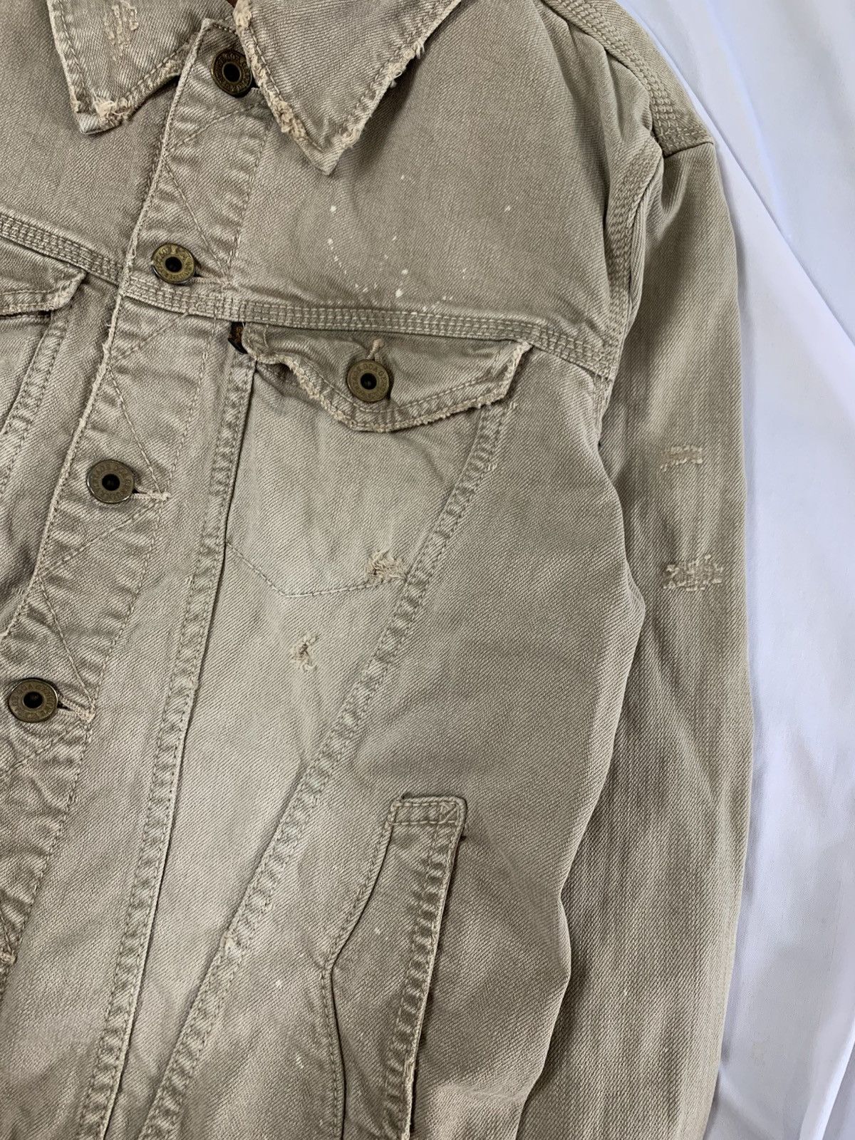 GOA Vintage goa japan trucker jeans distressed Size US M / EU 48-50 / 2 - 6 Thumbnail