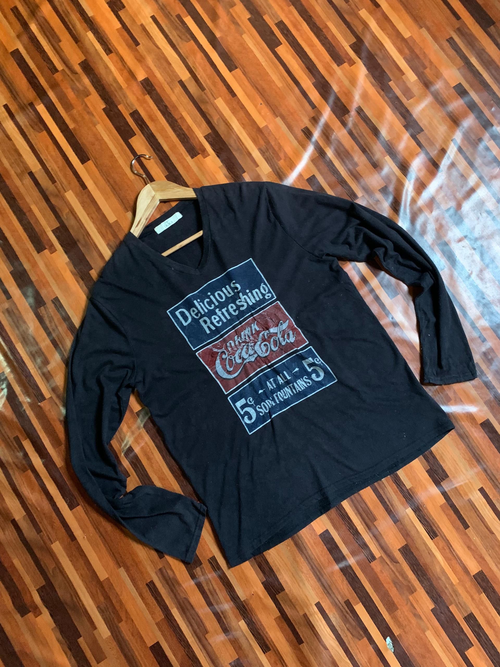 If Six Was Nine Ikka Japanese 90s Style Long Sleeve cola pepsi Size US M / EU 48-50 / 2 - 1 Thumbnail