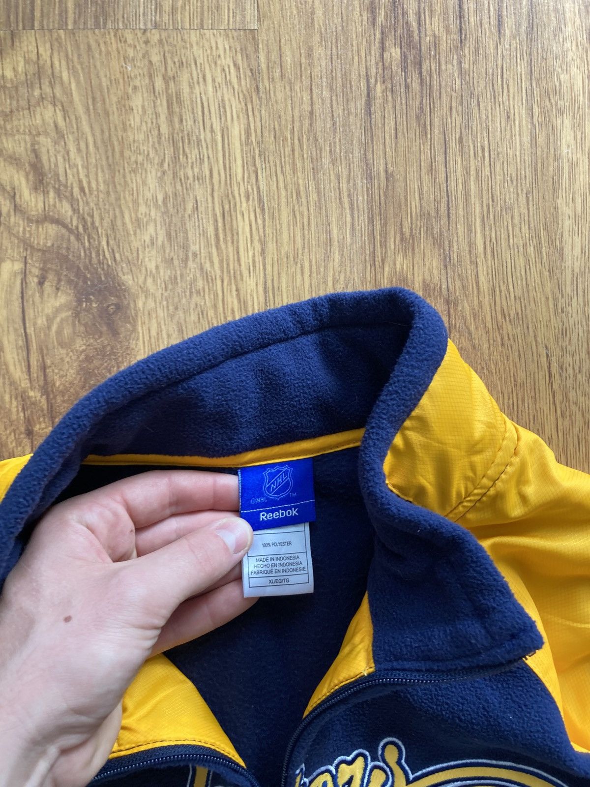 Reebok Reebok nashville predators NHL zip fleece jacket M y2k 90’s Size US M / EU 48-50 / 2 - 7 Thumbnail