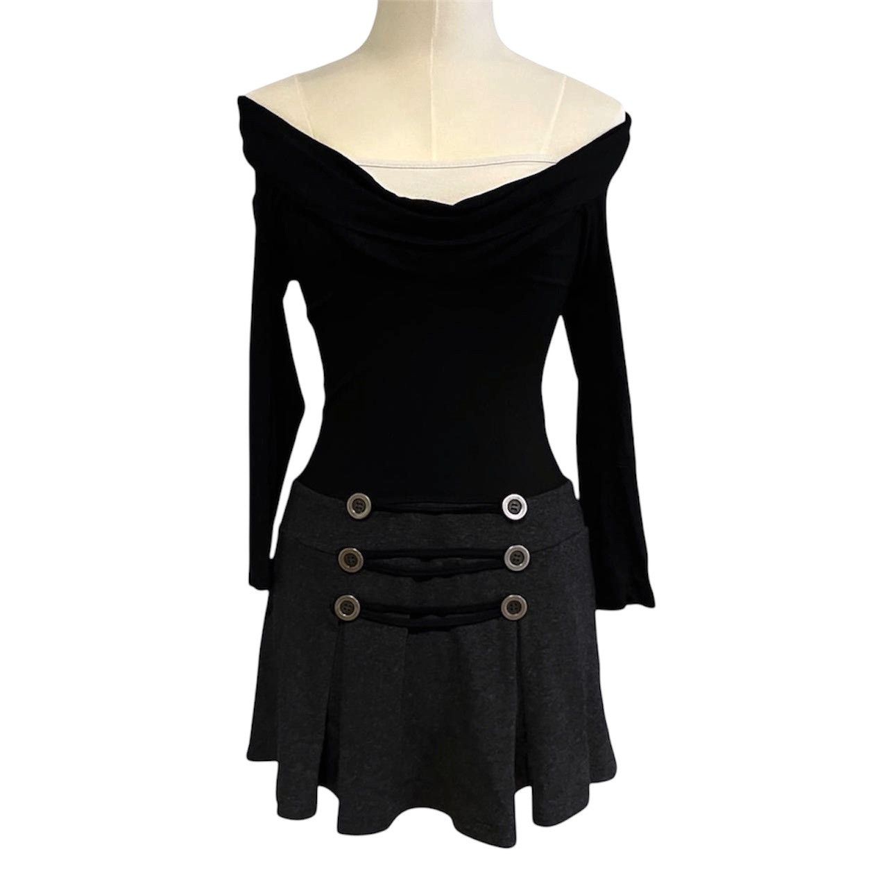 Other Vintage y2k Jane Norman cowl neck siren core pleated dress Size S / US 4 / IT 40 - 1 Thumbnail