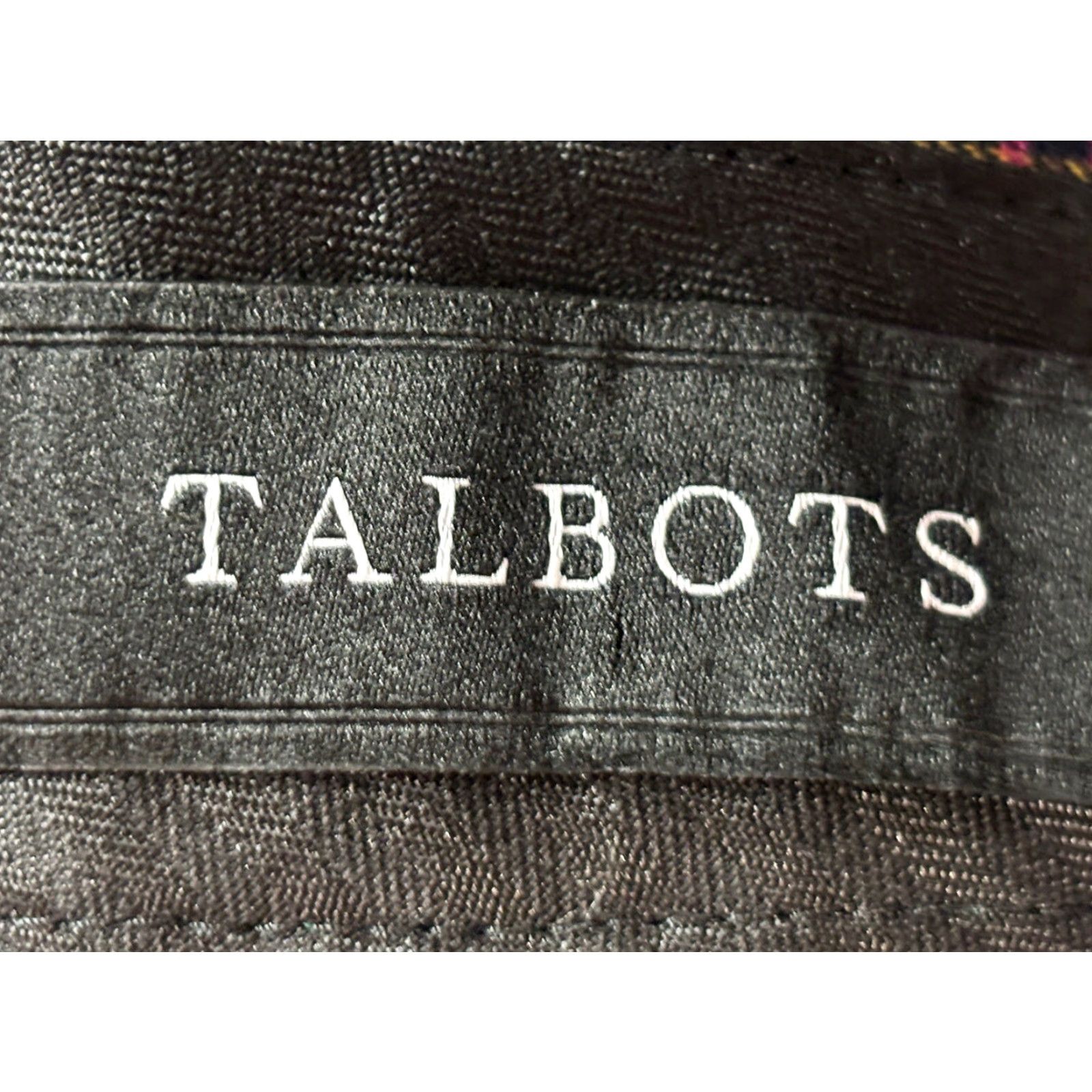 Talbots Talbots Hampshire Pants Women 24W Plus Plaid Wool Blend Ankle Multicolor Womens Size 42" / US 20 - 7 Thumbnail