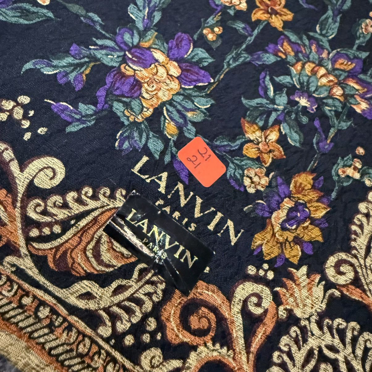 Lanvin 🔥Handkerchief | Neckerchief | Bandana | Pocket-square | Size ONE SIZE - 8 Thumbnail