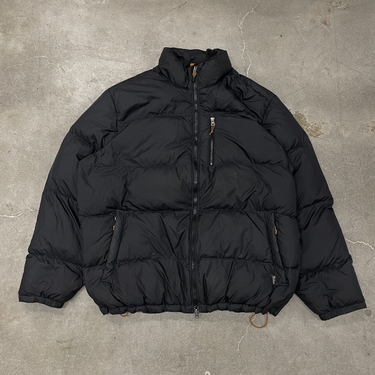 Image of Vintage Woolrich Woolen Mills Puffer Winter Jacket Y2K 90's in Black, Men's (Size XL)