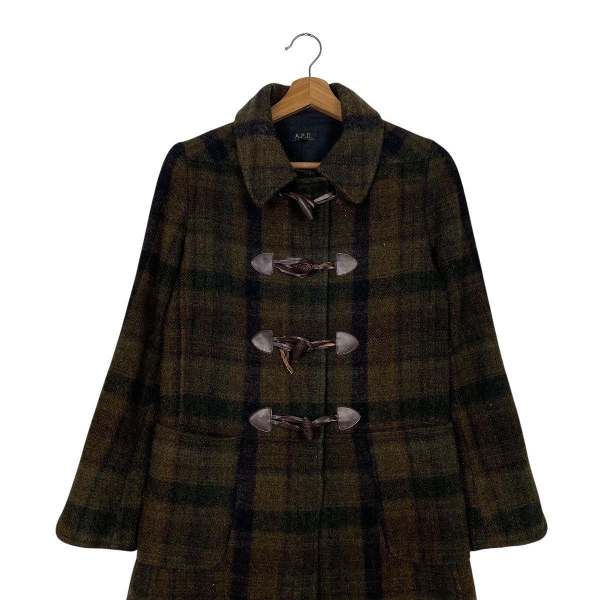 A.P.C. Vintage APC Tartan Duffle Coat Size XS / US 0-2 / IT 36-38 - 3 Thumbnail