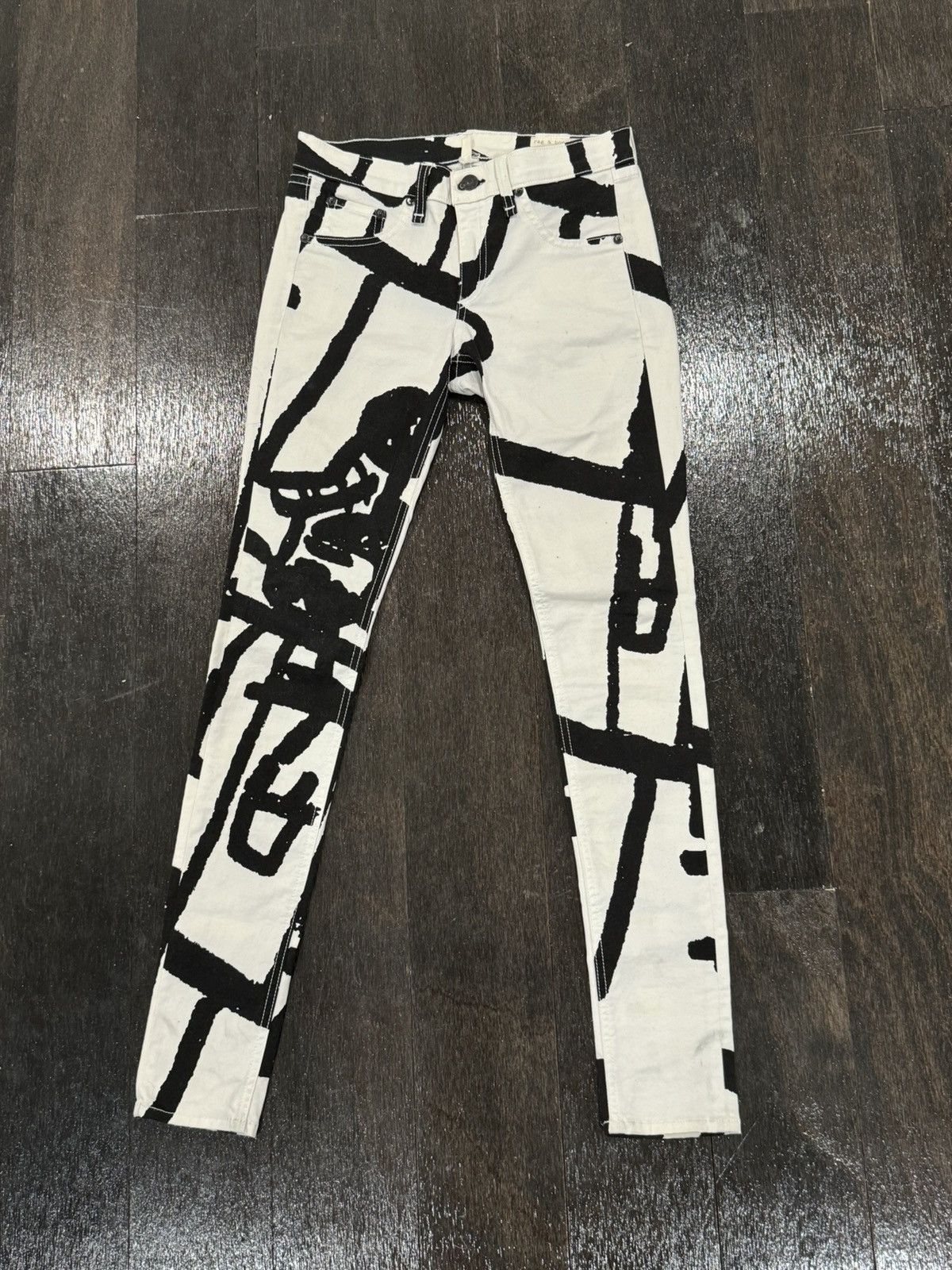 Rag & Bone Printed Rag and Bone Jeans Size 26" / US 2 / IT 38 - 1 Thumbnail
