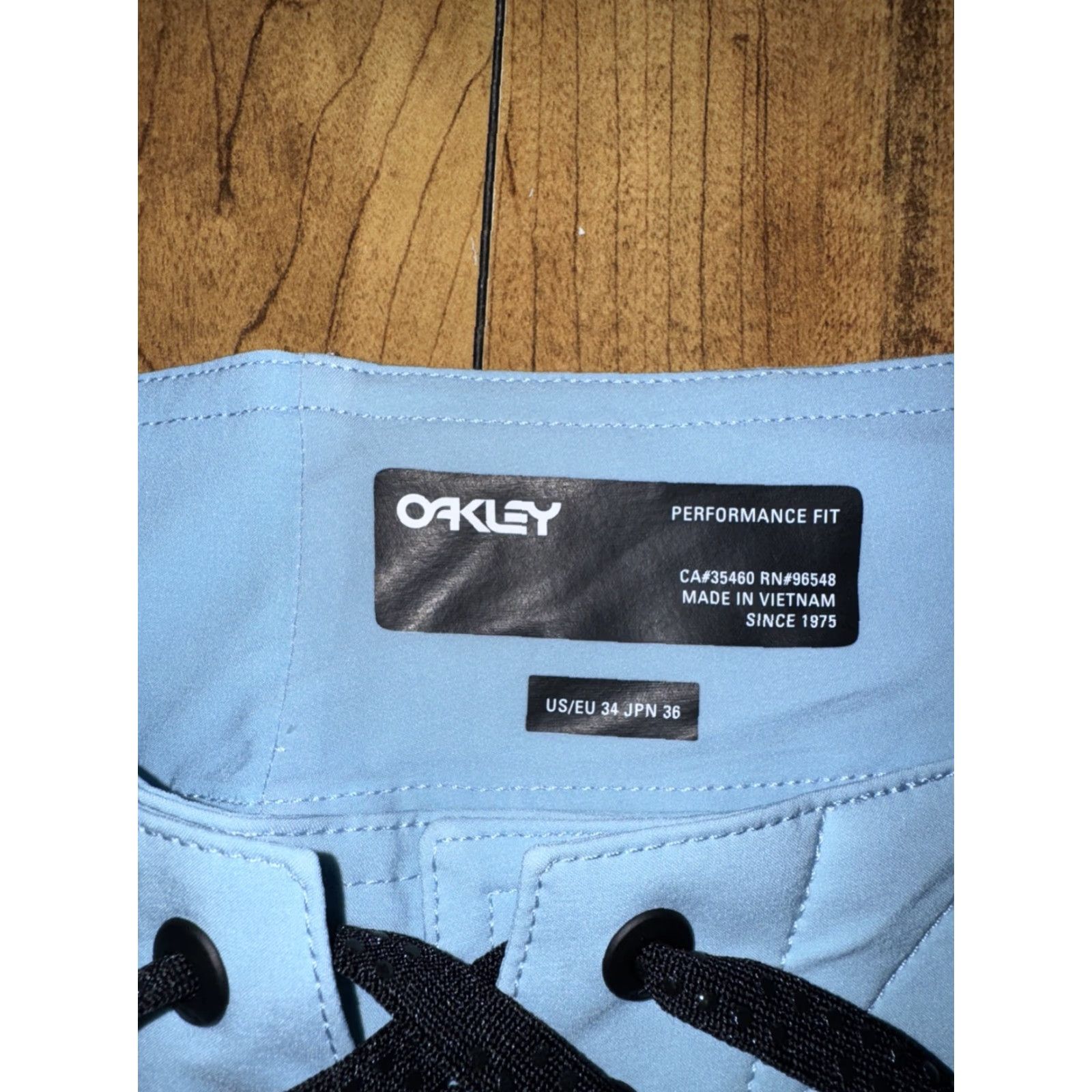Oakley Oakley Swim Trunks BNWT Size 34 Performance Fit Blue/Lavender Size US 34 / EU 50 - 4 Thumbnail