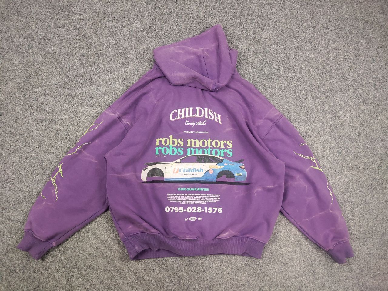 CHILDS Crazy Childish Robs Motors Y2K Vintage Oversized Rap Hoodie Size US M / EU 48-50 / 2 - 7 Thumbnail