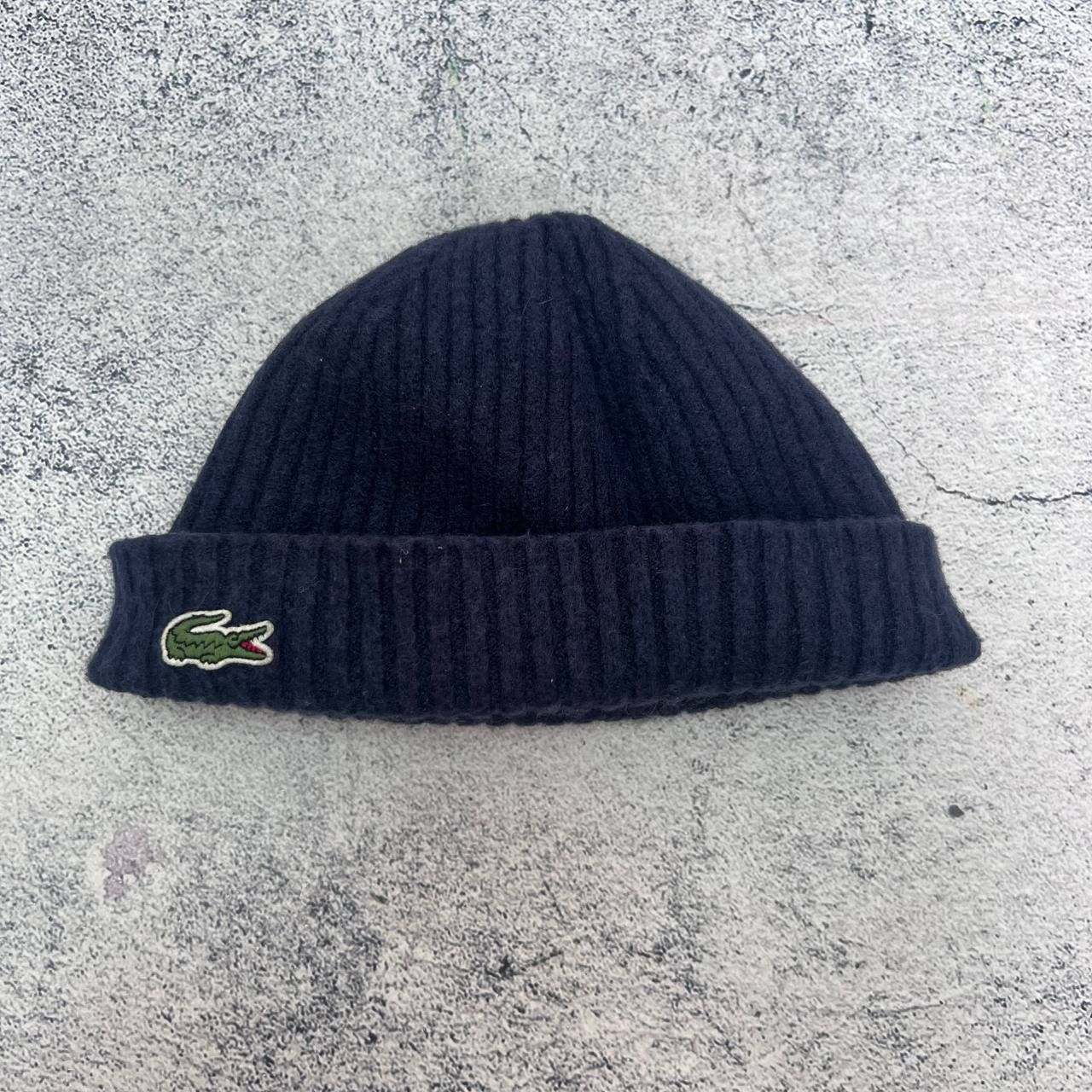 Lacoste Lacoste Unisex Ribbed Wool Beanie Size ONE SIZE - 2 Thumbnail