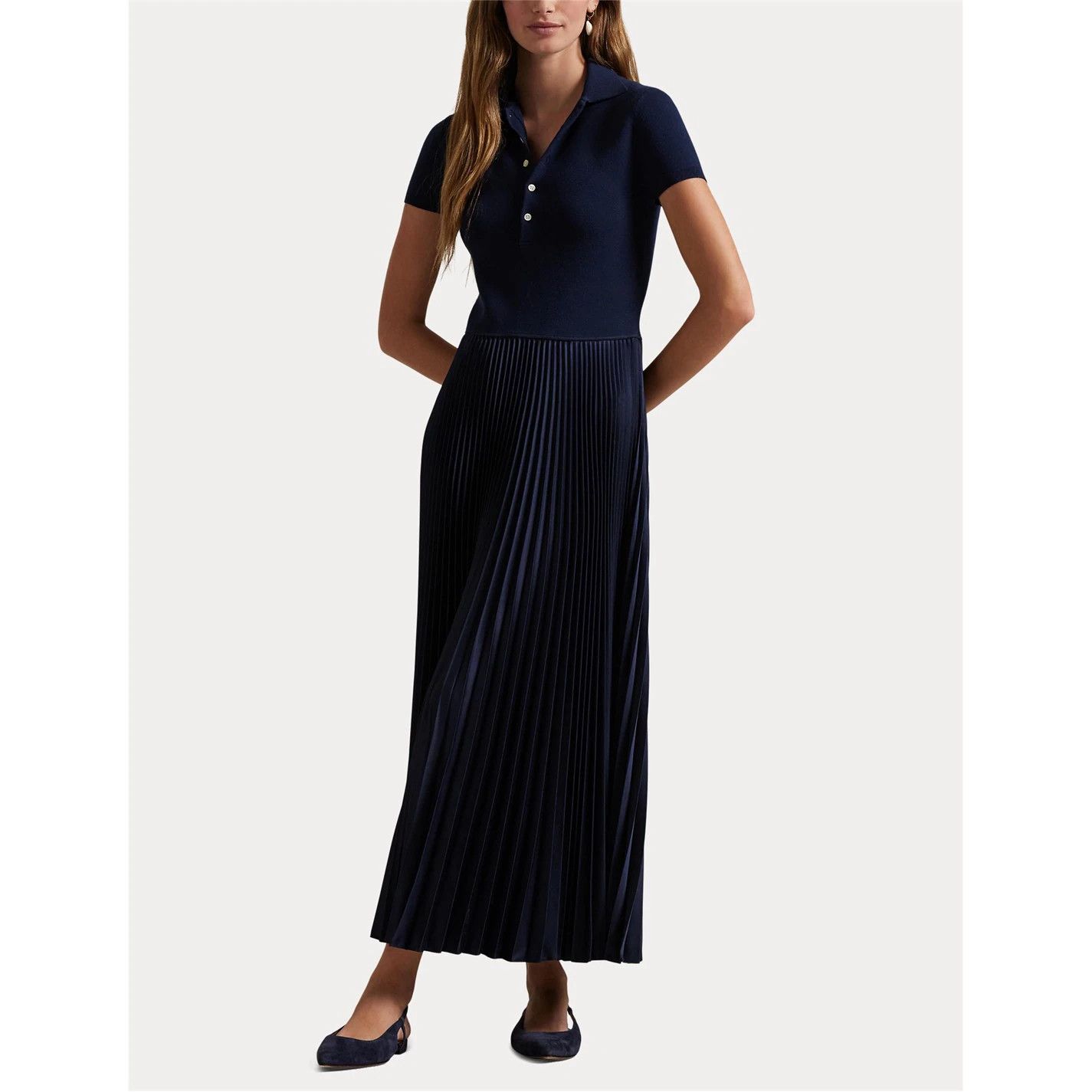 Polo Ralph Lauren o1g2r1mq0825 Polo Dress in Navy Size M / US 6-8 / IT 42-44 - 4 Thumbnail
