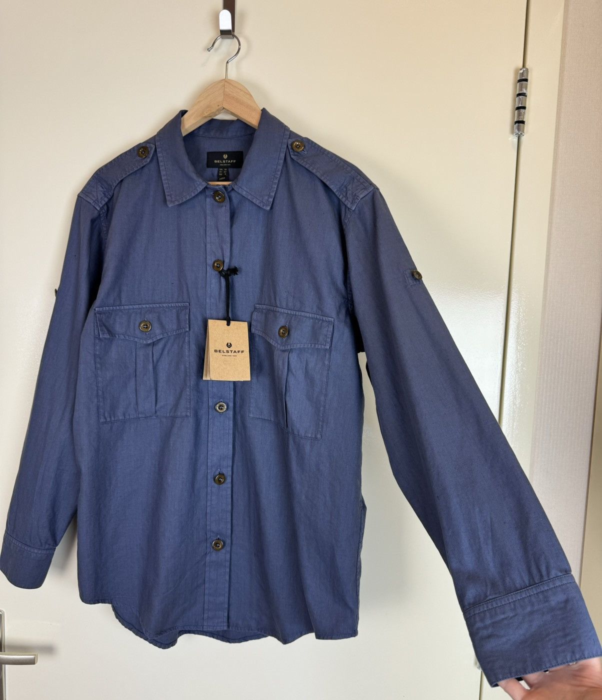 Belstaff Belstaff Indra shirt cotton linen unisex racing riding S Size US S / EU 44-46 / 1 - 5 Thumbnail