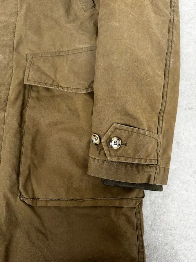Prada 2000s Prada Khaki Green Long Hooded Coat Size US M / EU 48-50 / 2 - 9 Thumbnail