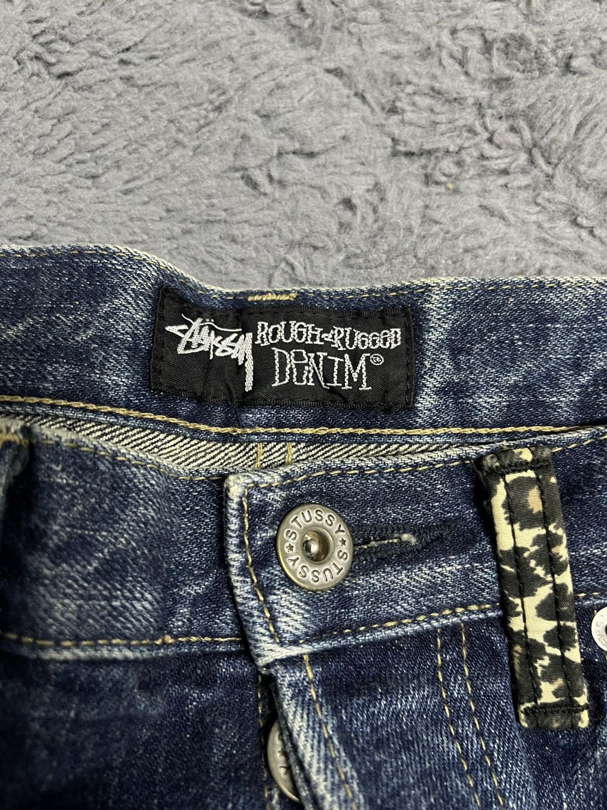 Stussy × Vintage Stussy 5TH Anniversary Jeans Size US 32 / EU 48 - 10 Thumbnail