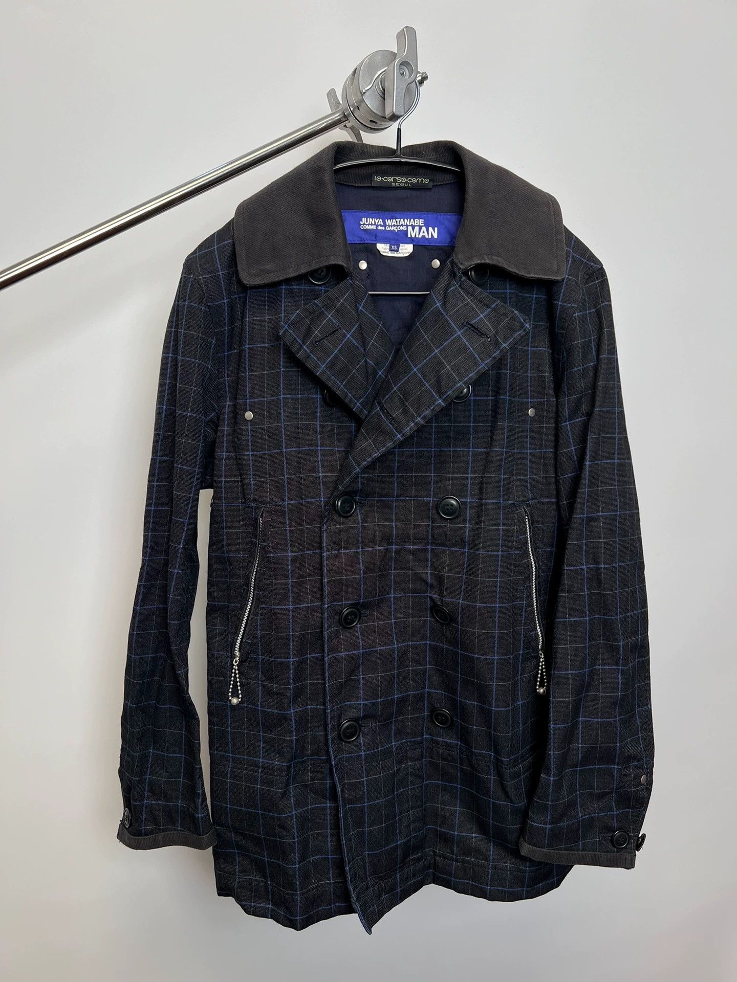 Junya Watanabe Junya Watanabe X CDG Double-Sided Check Paneled Jacket XS Size US XS / EU 42 / 0 - 2 Thumbnail