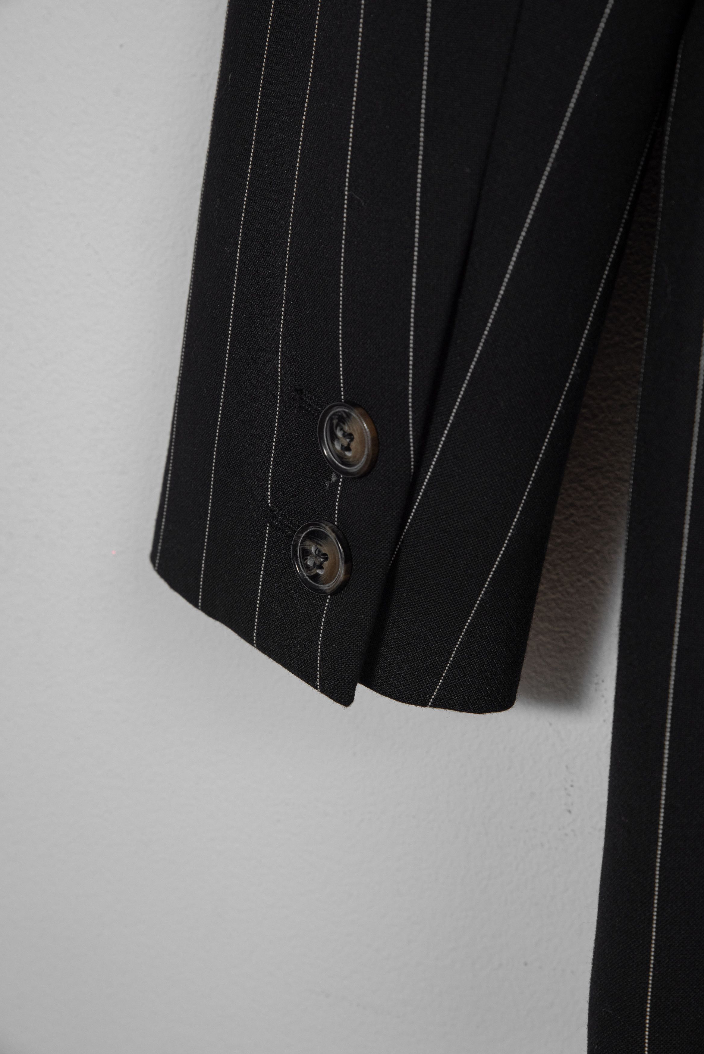 Ganni Ganni Black Striped Blazer Size L / US 10 / IT 46 - 6 Thumbnail
