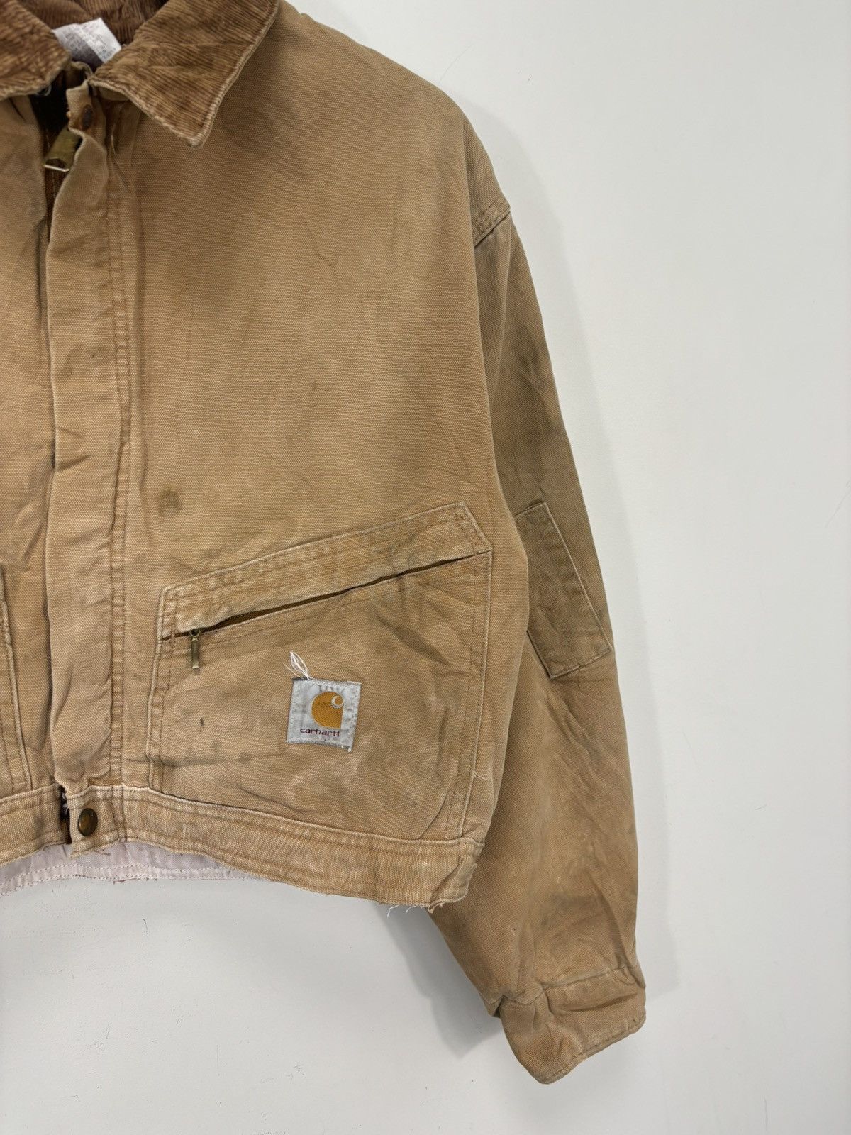 Carhartt Vintage 90s Carhartt USA Made Y2K Work Boxy Cropped Jacket Size US M / EU 48-50 / 2 - 4 Thumbnail