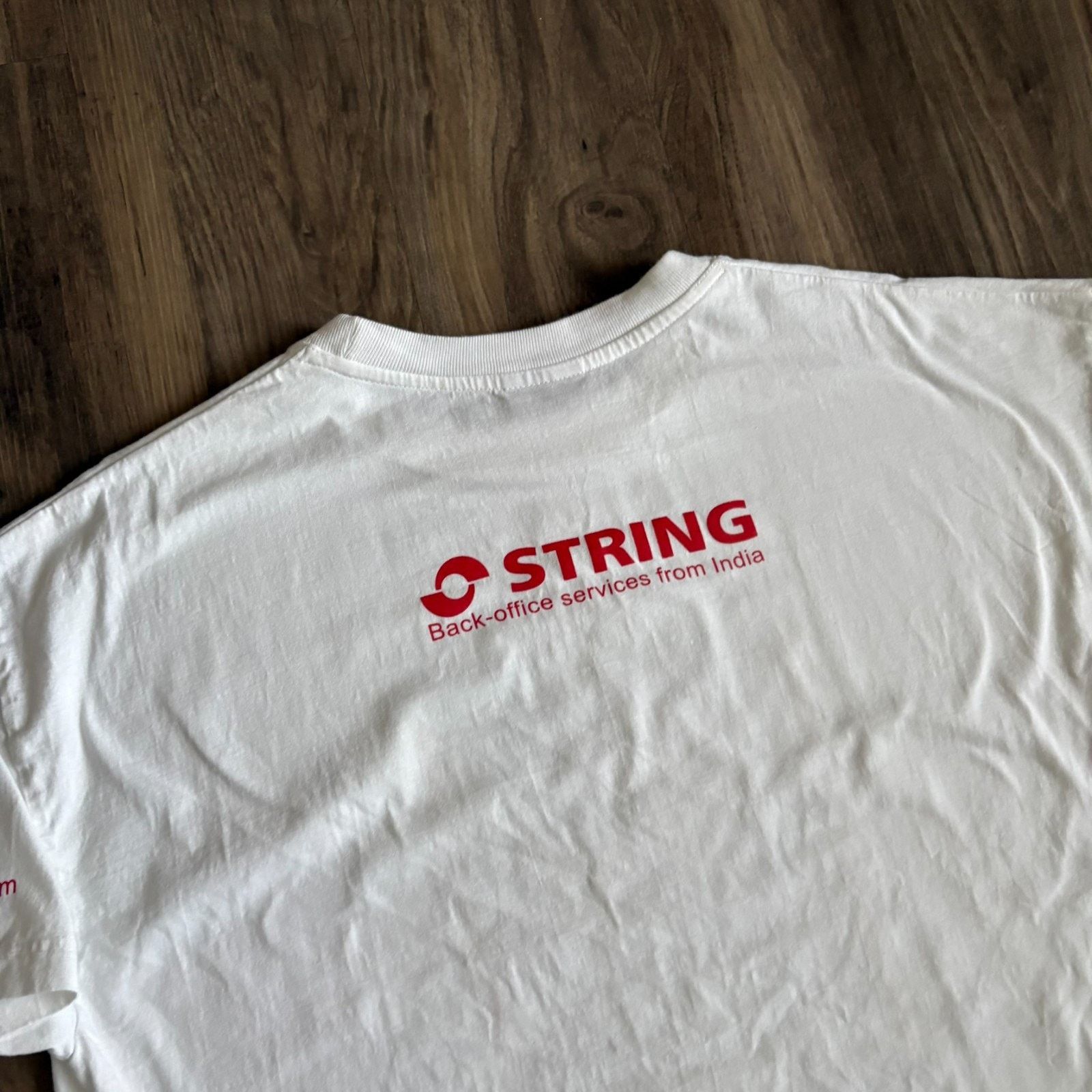Vintage Vintage String Info India T-Shirt Men's Size XL White Rare Size US XL / EU 56 / 4 - 4 Thumbnail