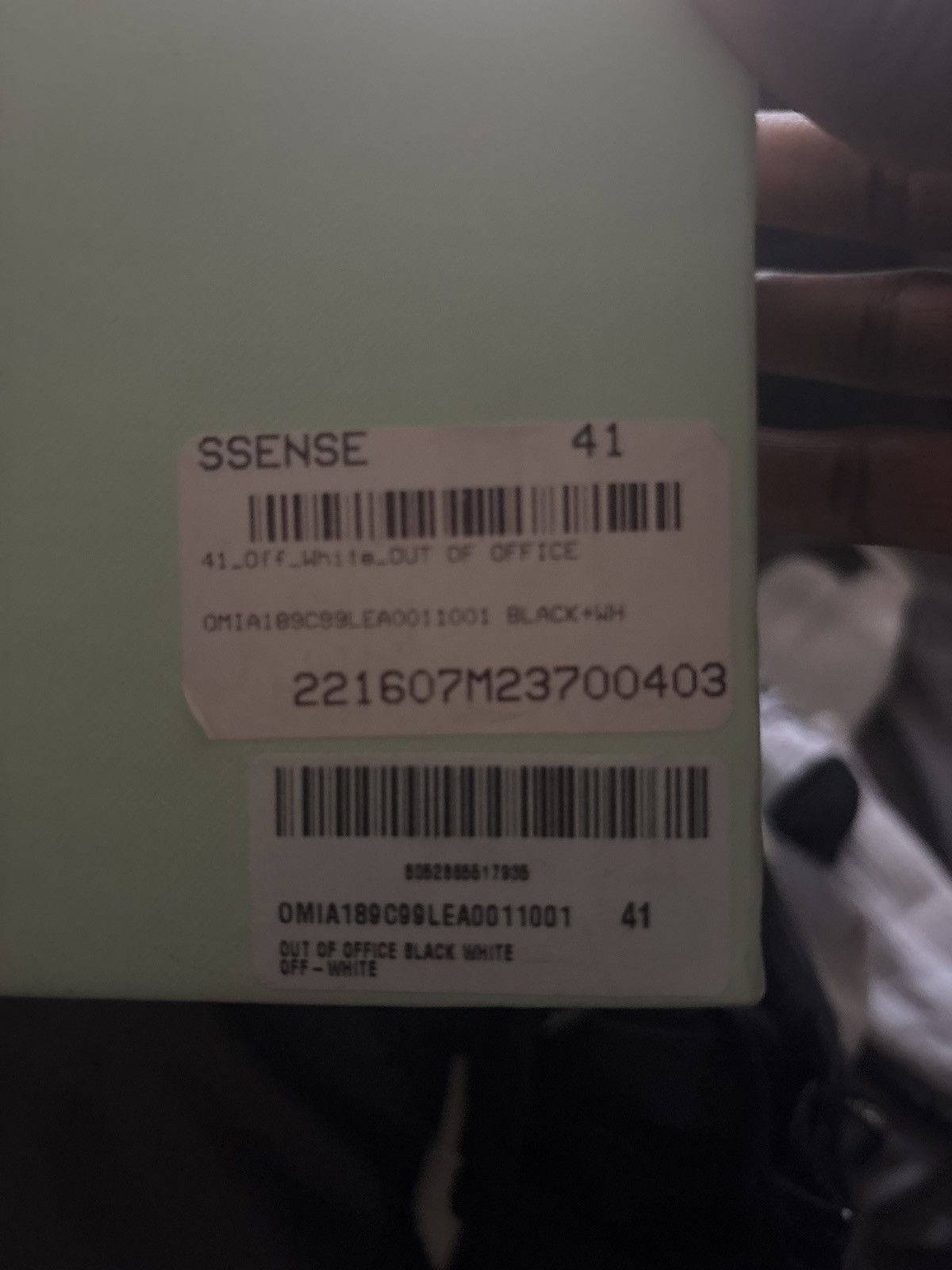 Off-White Out of office black white-iff white Size US 8 / EU 41 - 6 Thumbnail